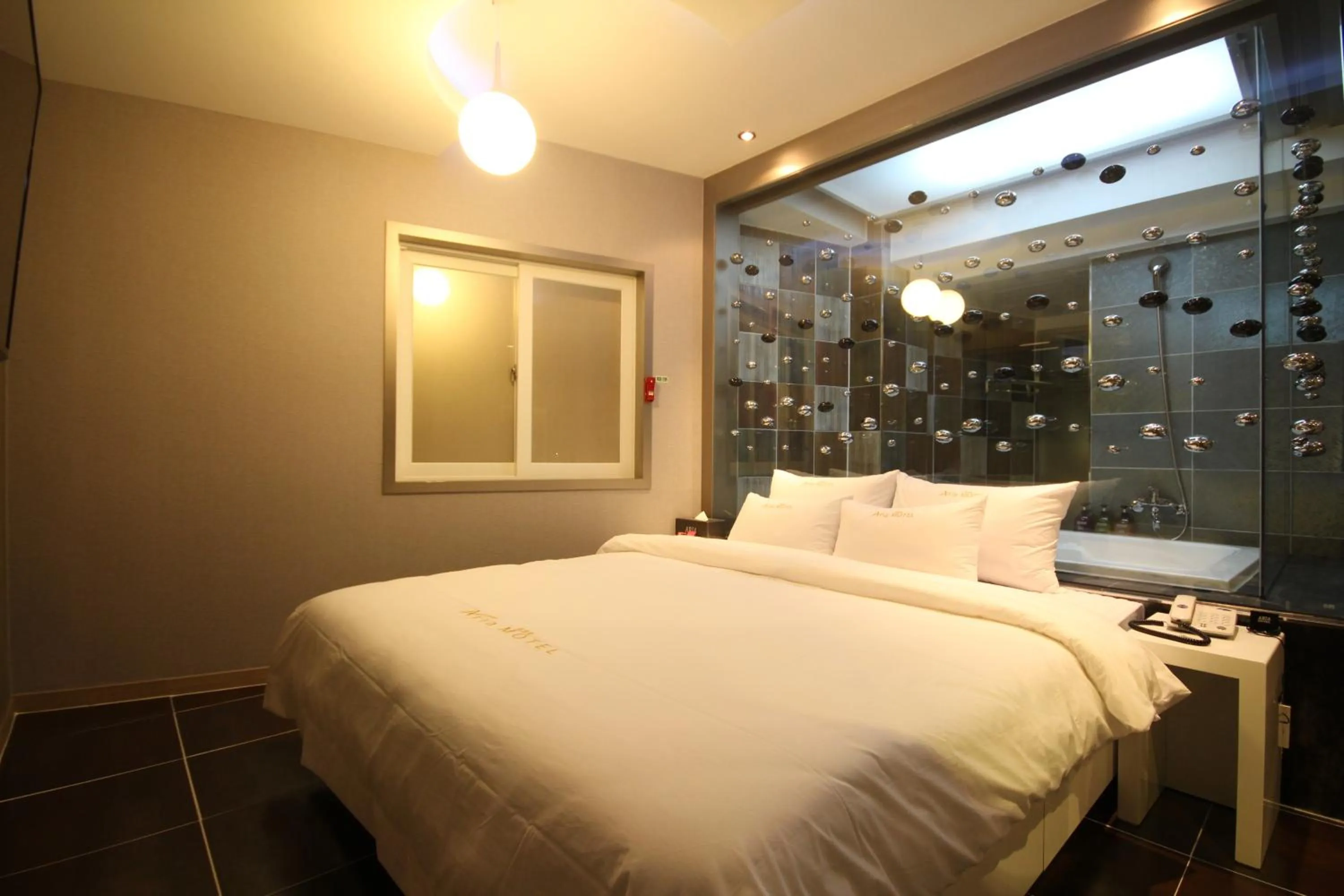 Bedroom, Bed in Boutique Hotel Aria Nampo