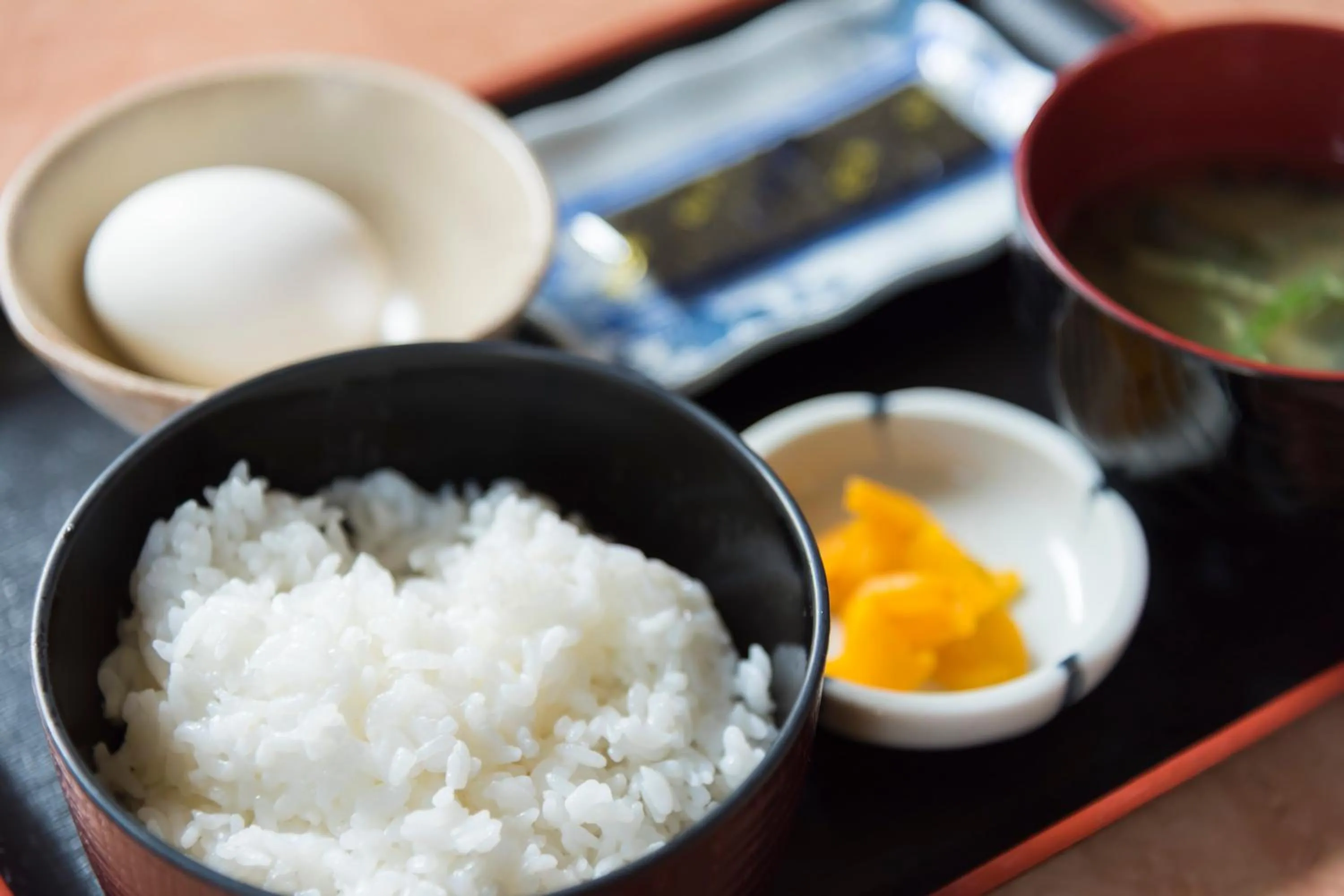 Asian breakfast in Oka Hotel
