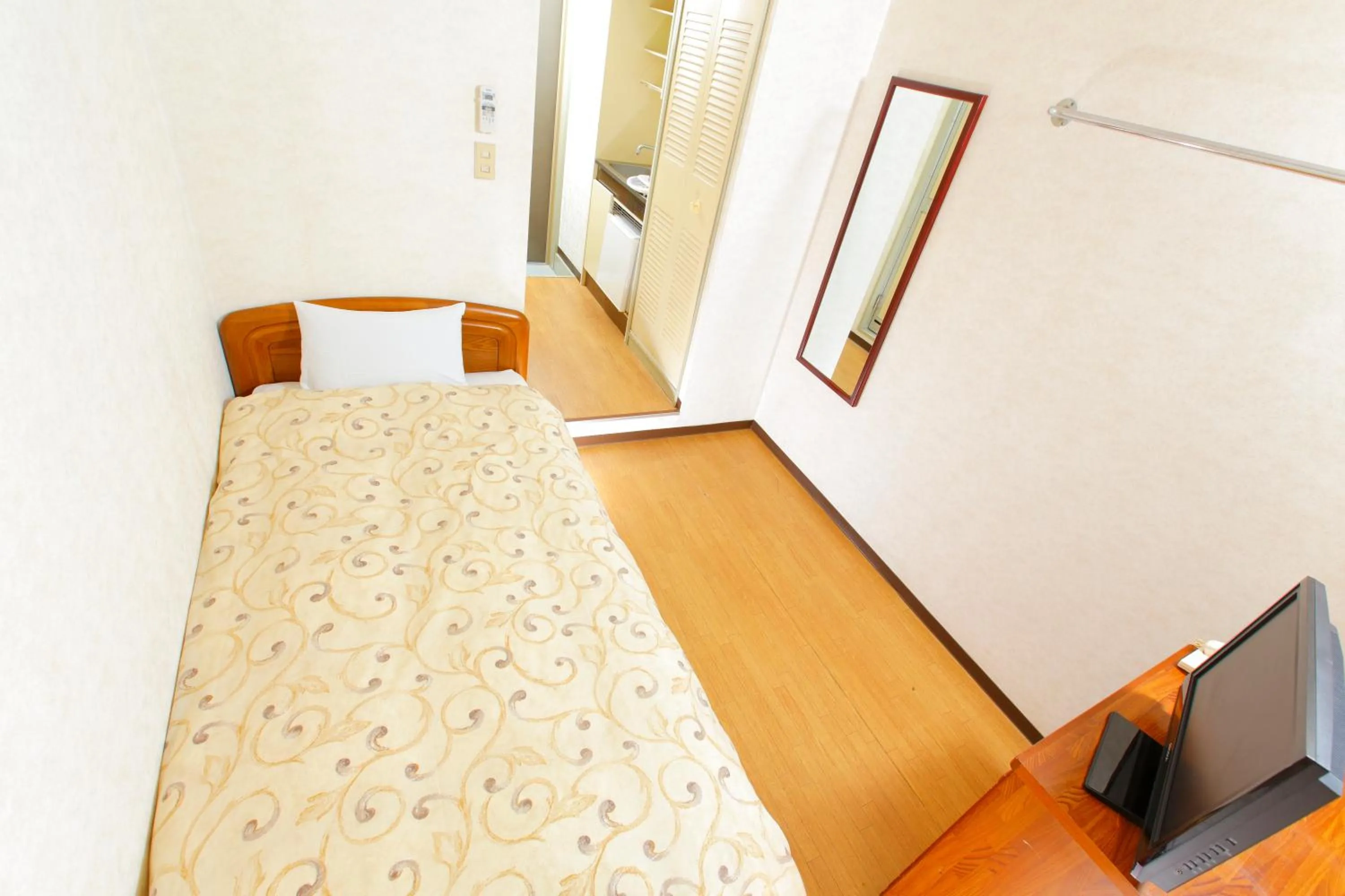 Photo of the whole room, Bed in FLEXSTAY INN Nakanobu