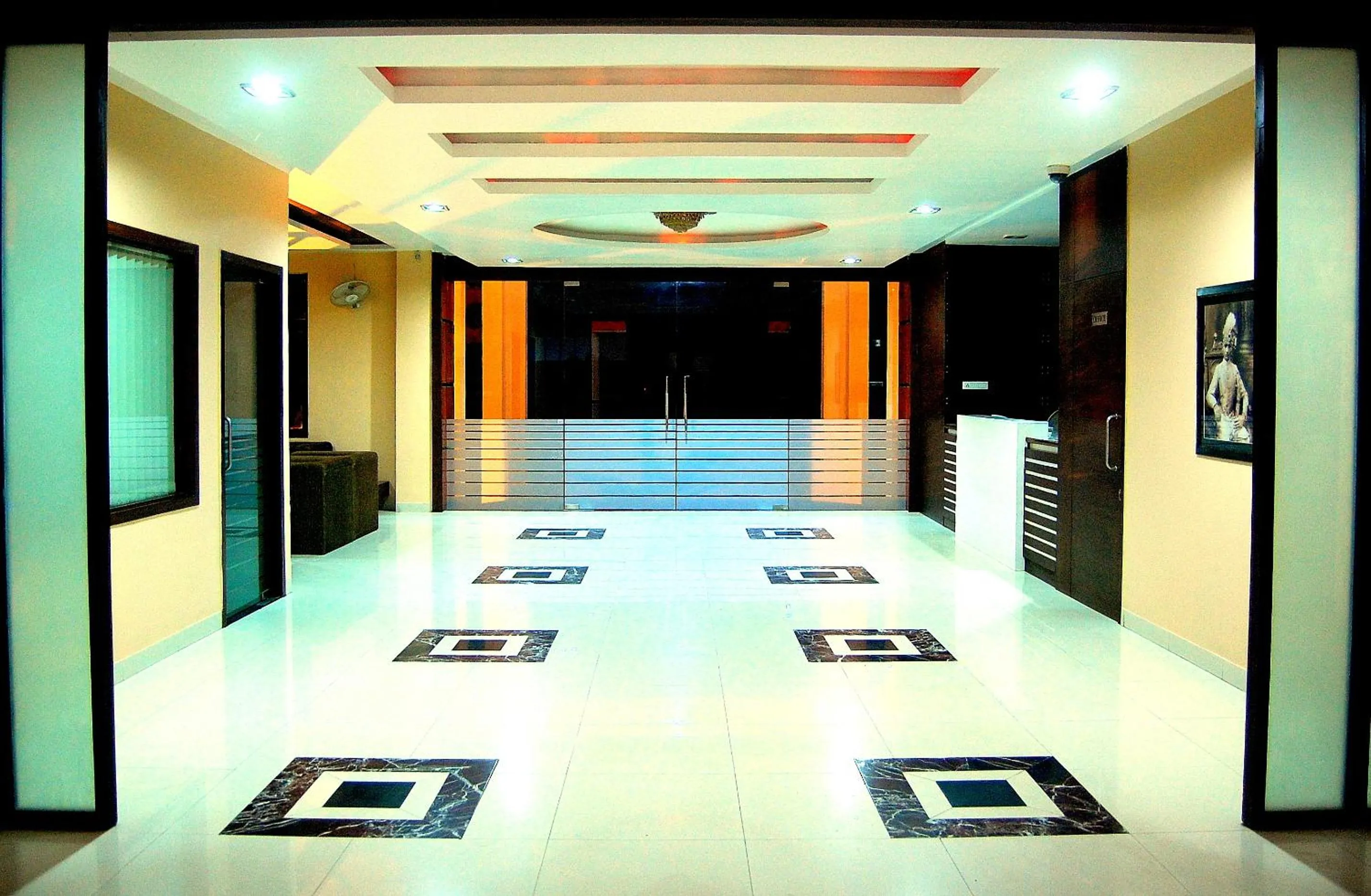 Lobby or reception in Ranbanka Heritage Resort 1 km from Bhilwara Railway Station