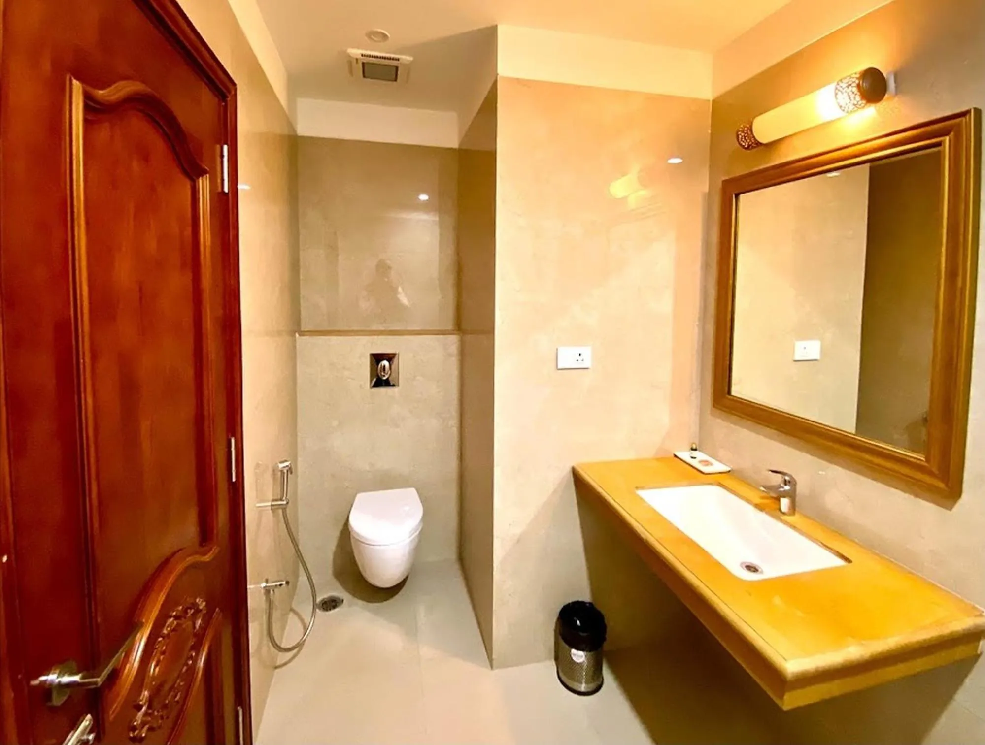 Bathroom in Ranbanka Heritage Resort 1 km from Bhilwara Railway Station