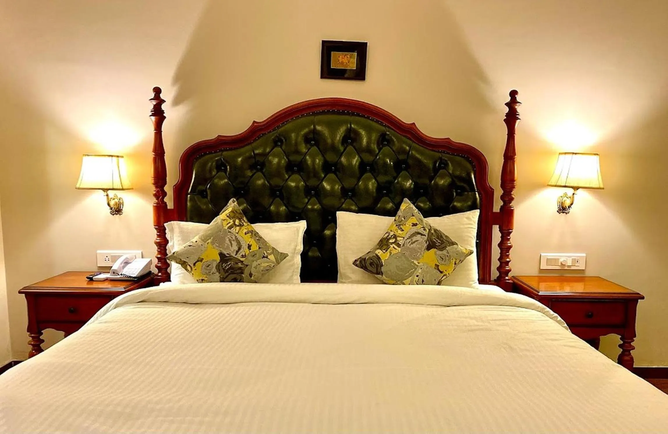 Photo of the whole room, Bed in Ranbanka Heritage Resort 1 km from Bhilwara Railway Station