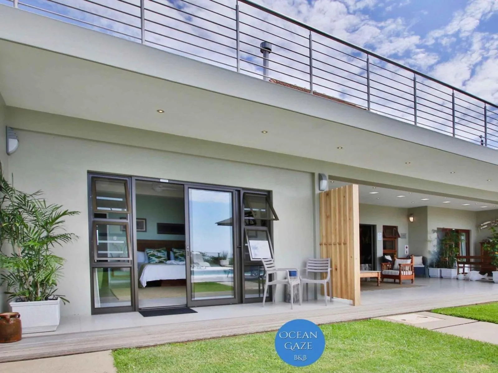 Balcony/Terrace in Ocean Gaze Bed and Breakfast