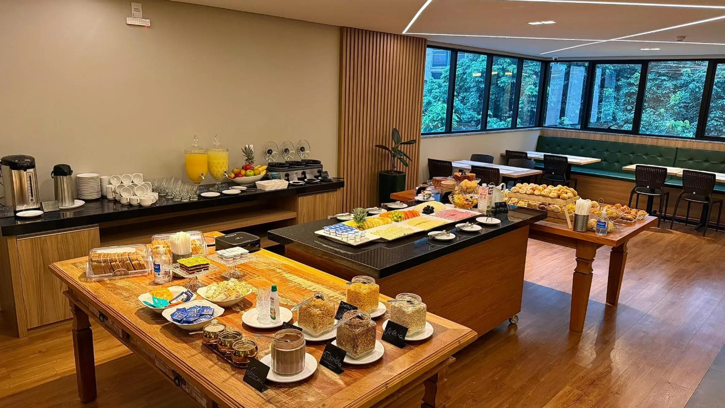 Buffet breakfast in Life Residence