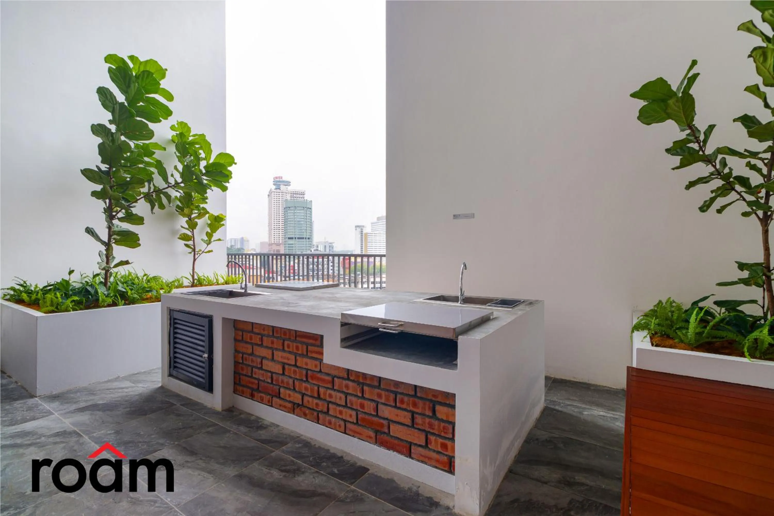 BBQ facilities in Chambers Residence, Sunway Putra Mall