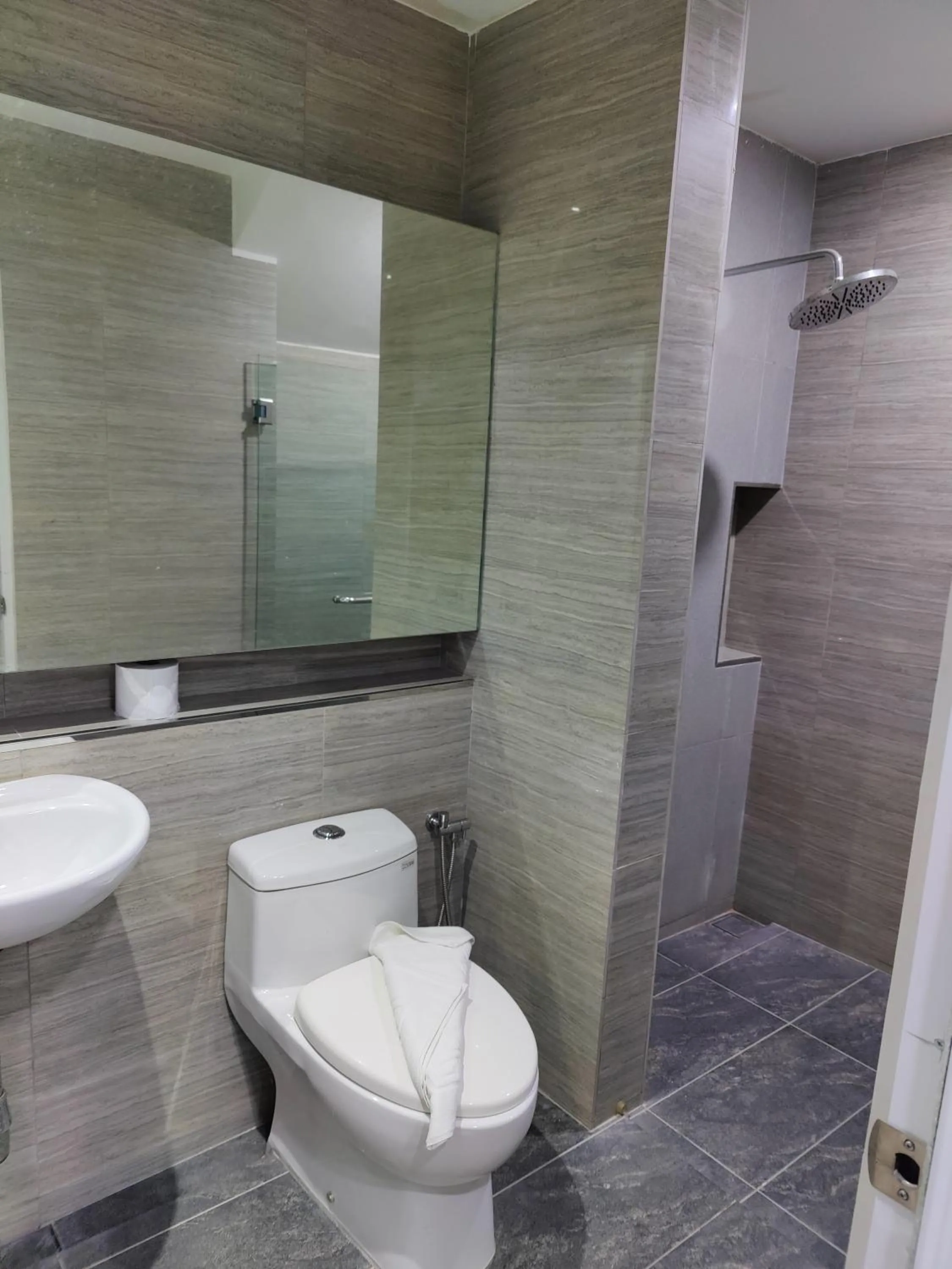 Bathroom in Hotel O Link Suite