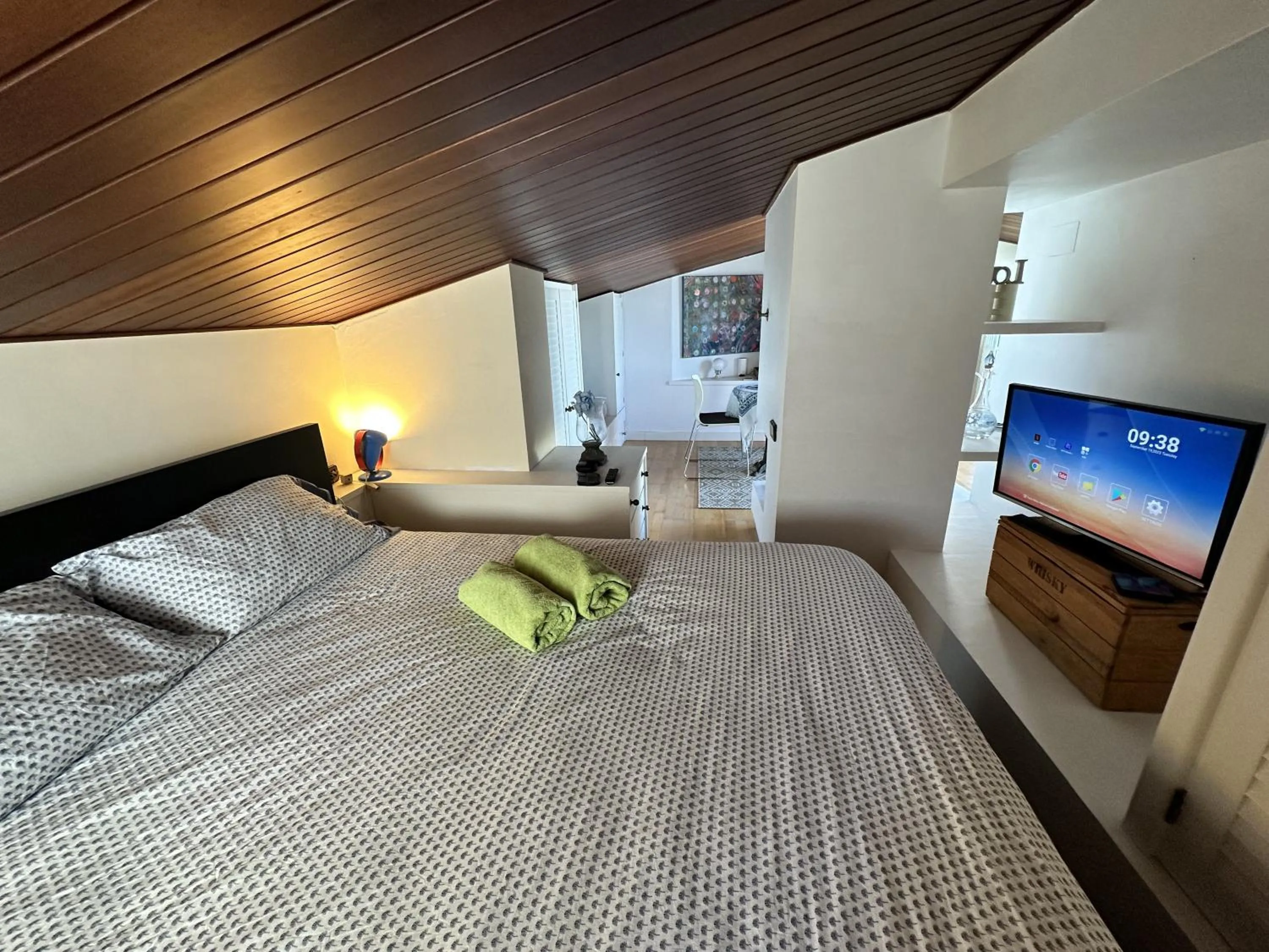 Bed in Solo Atico Guest Suites