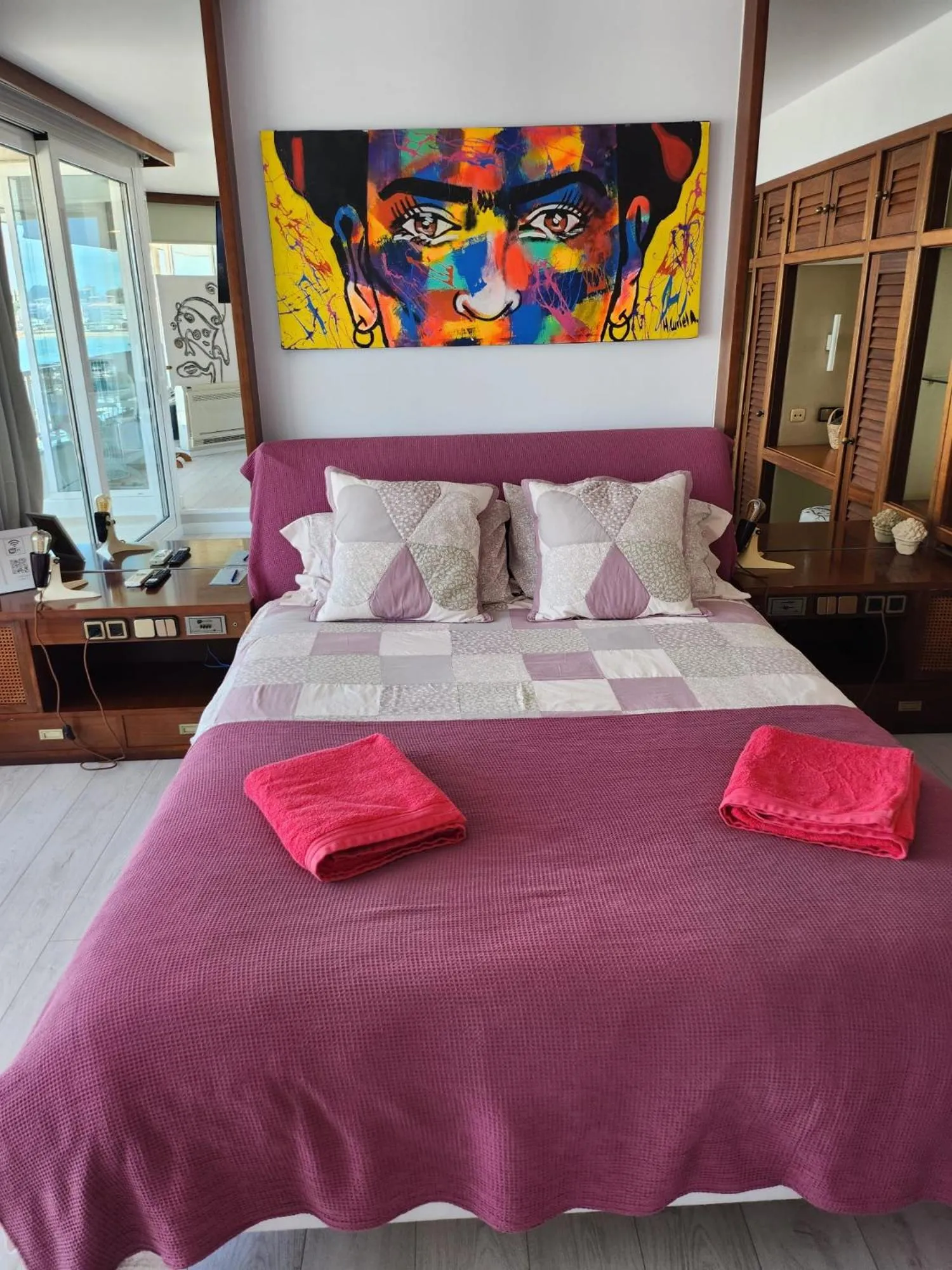 Bed in Solo Atico Guest Suites