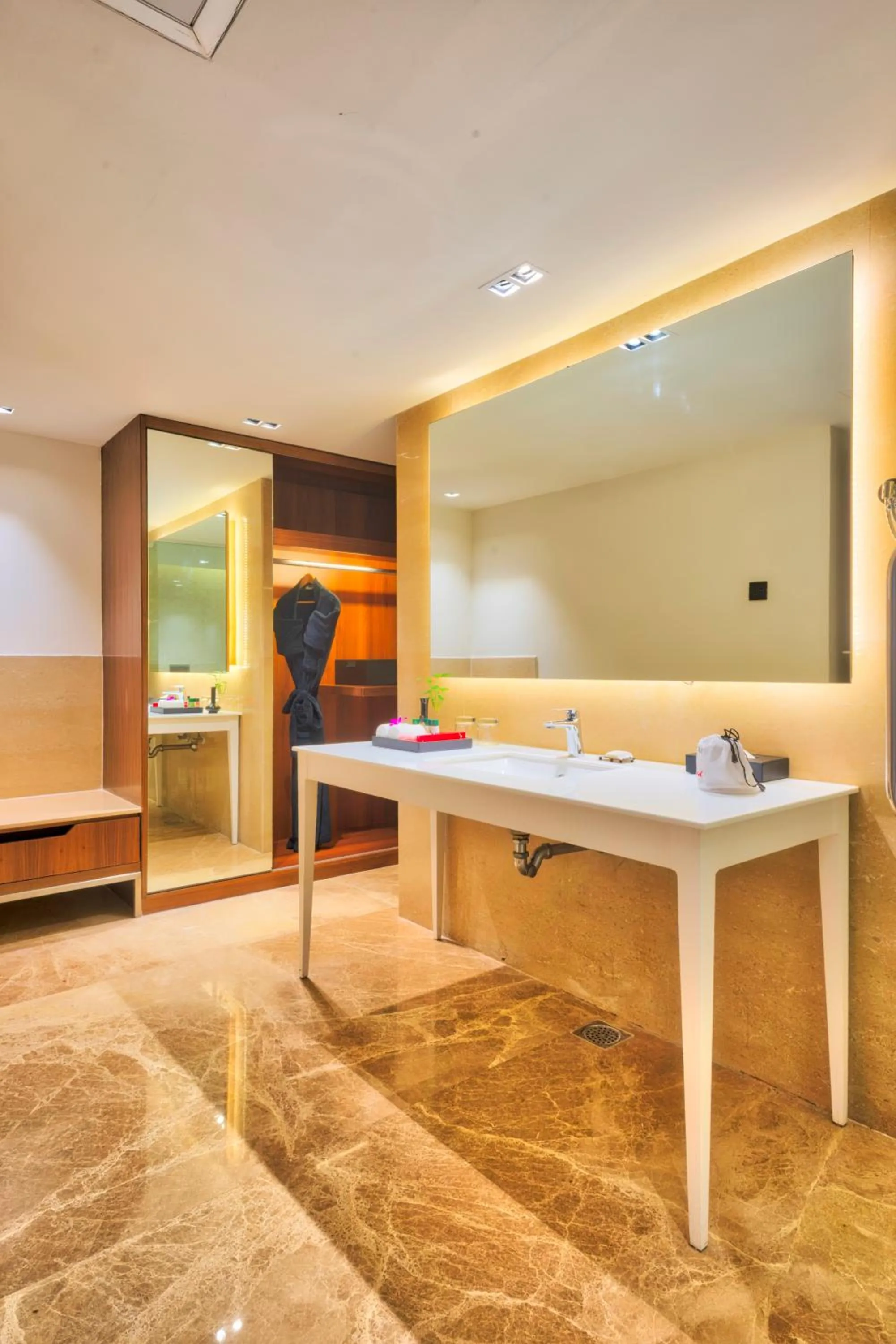 Bathroom in Grand Chennai by GRT Hotels