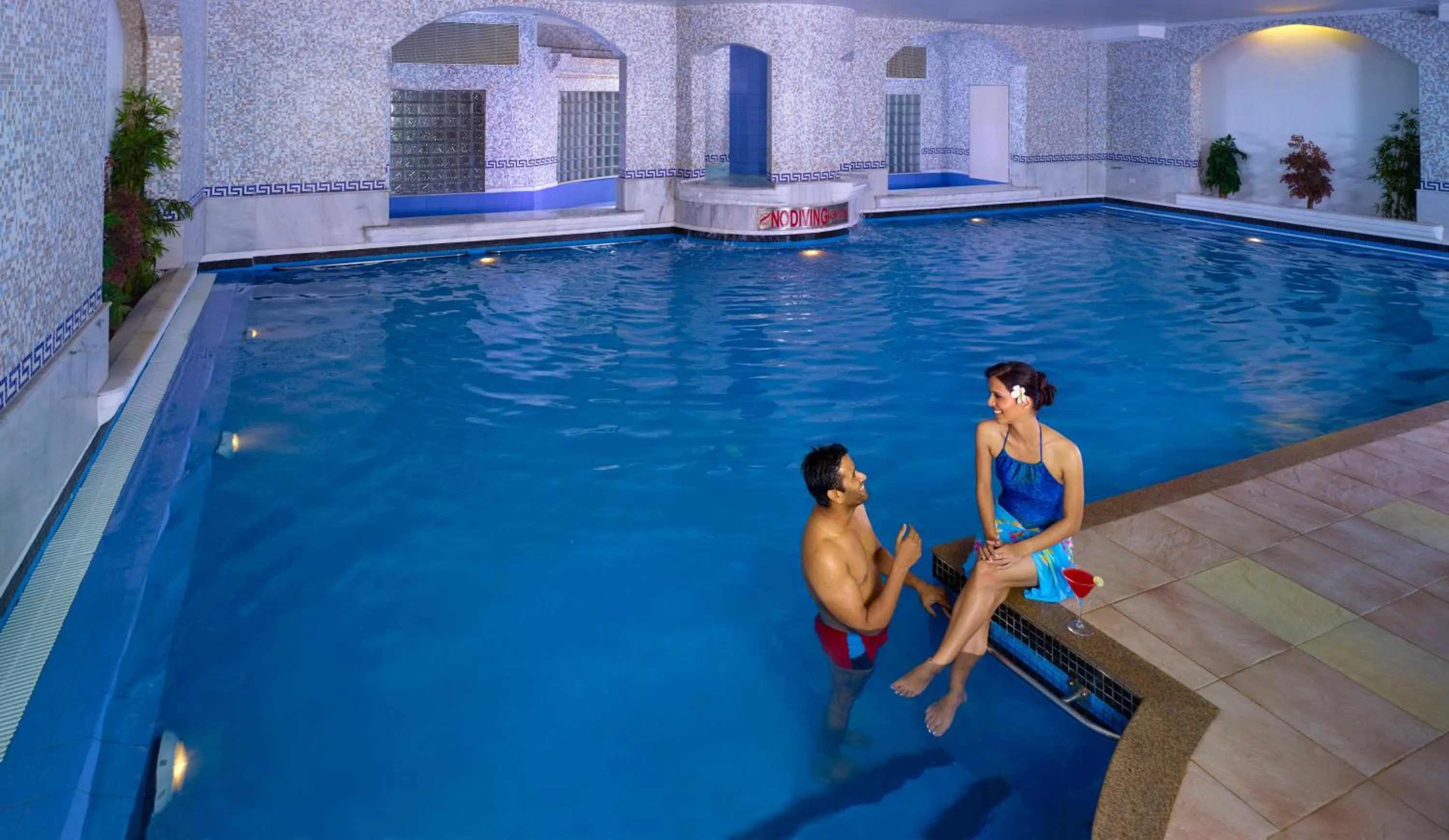 Swimming pool in Grand Chennai by GRT Hotels