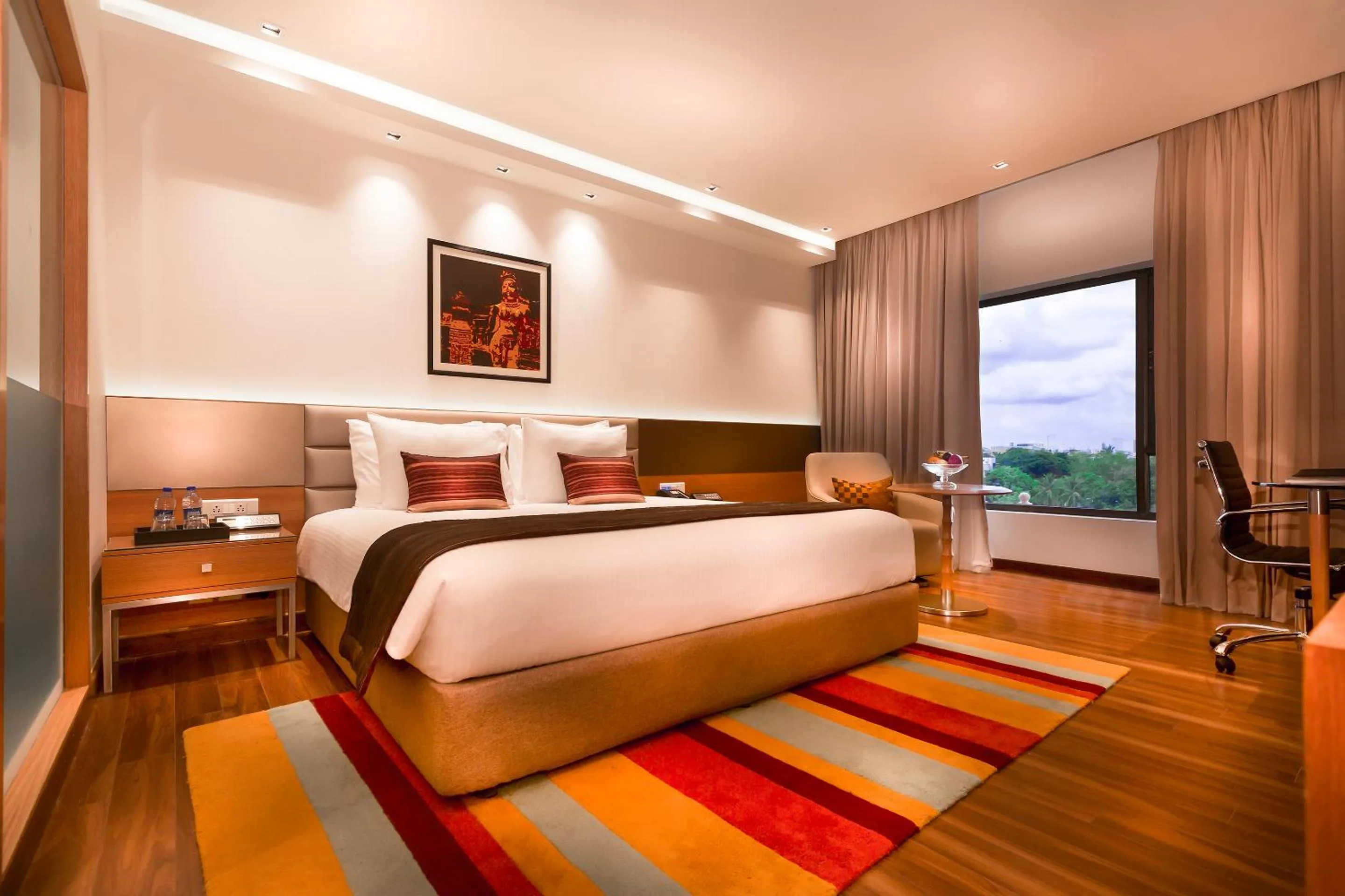 Bedroom, Bed in Grand Chennai by GRT Hotels