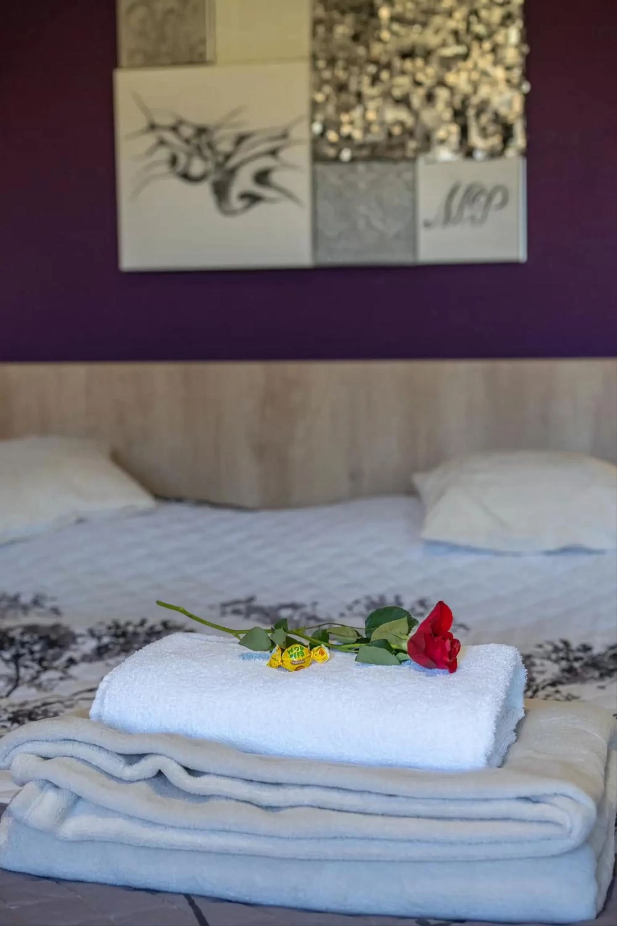 Bedroom, Bed in Wellness Penzion Life