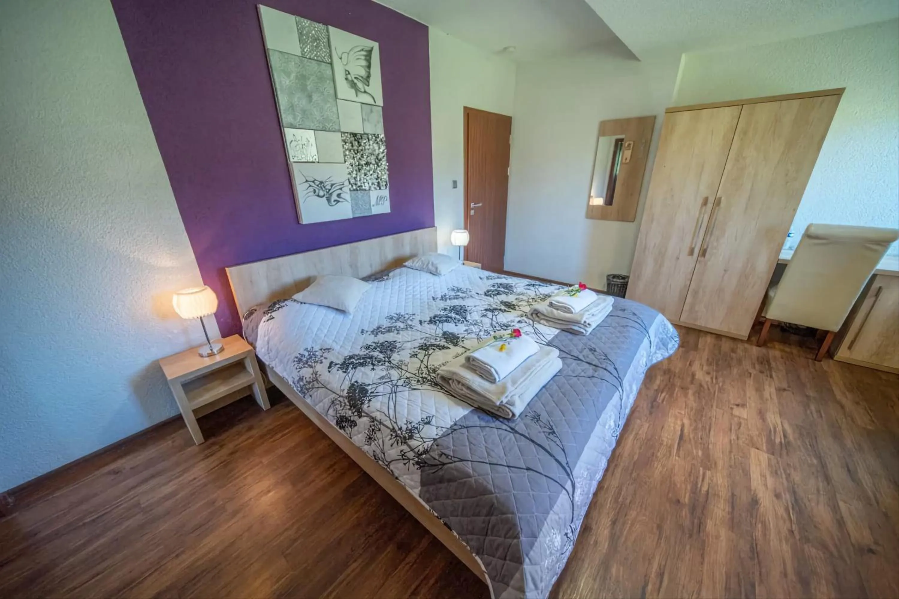 Bedroom, Bed in Wellness Penzion Life