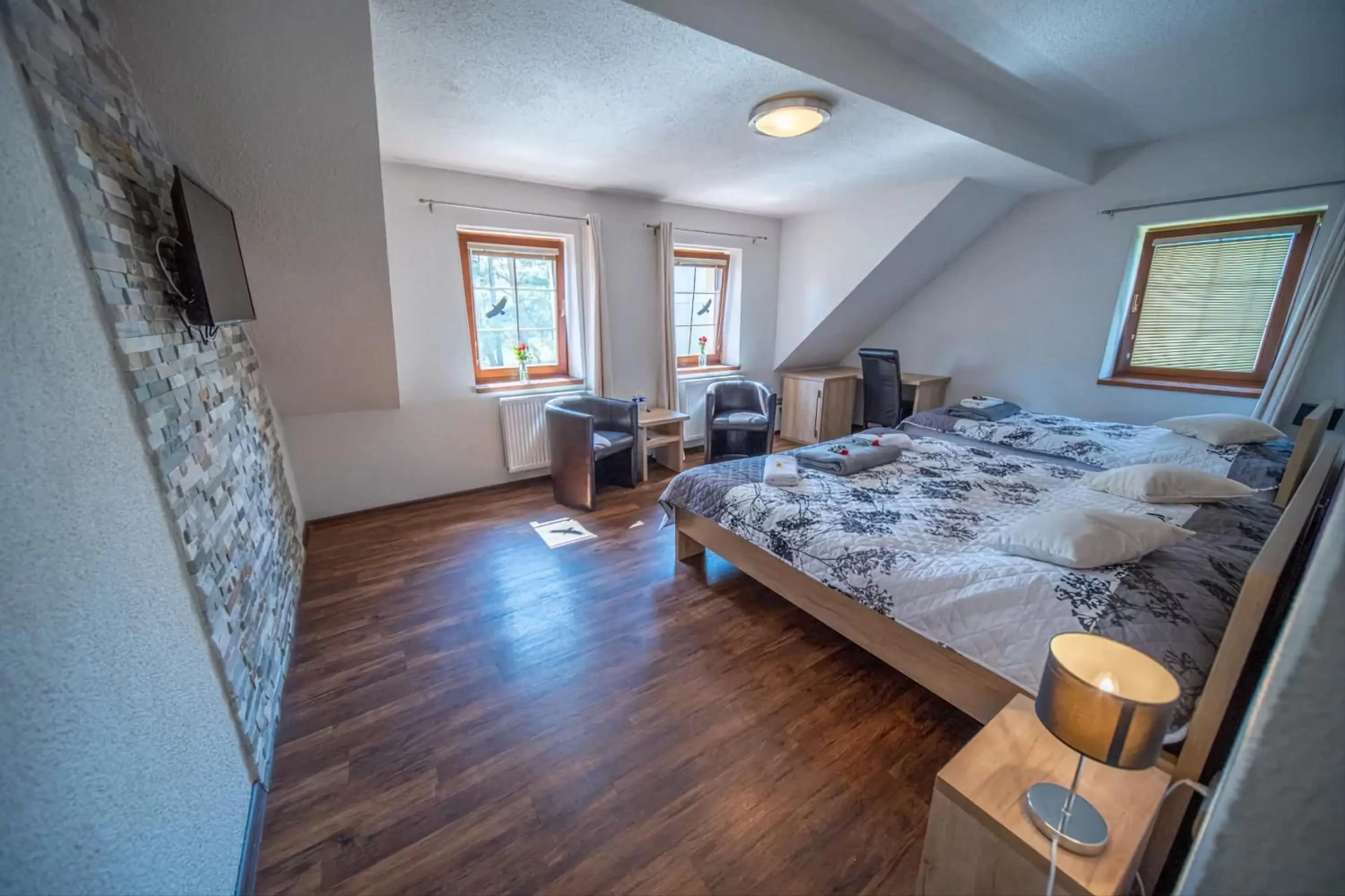 Bedroom, Bed in Wellness Penzion Life