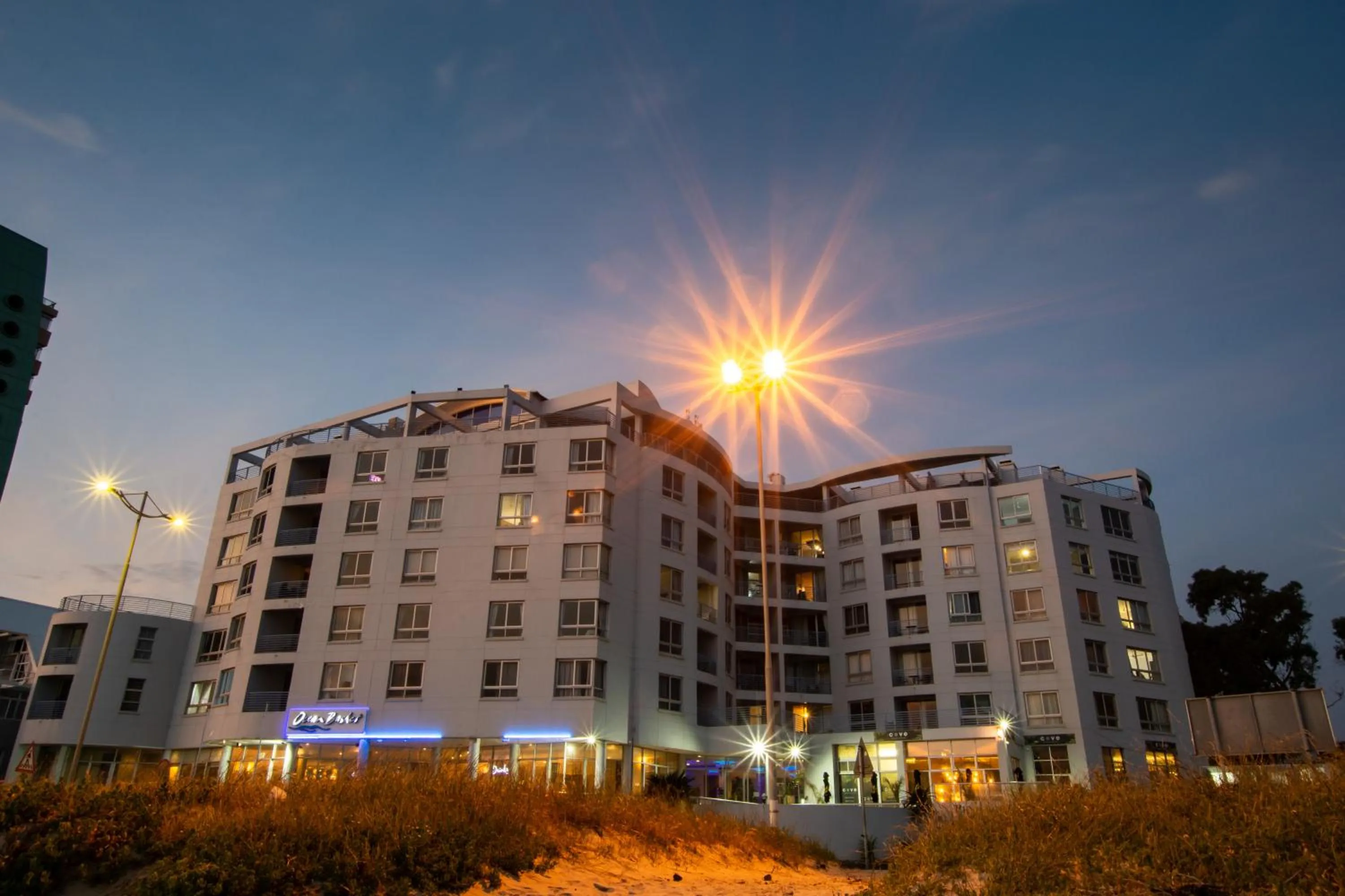 Property building in Ocean Breeze Hotel