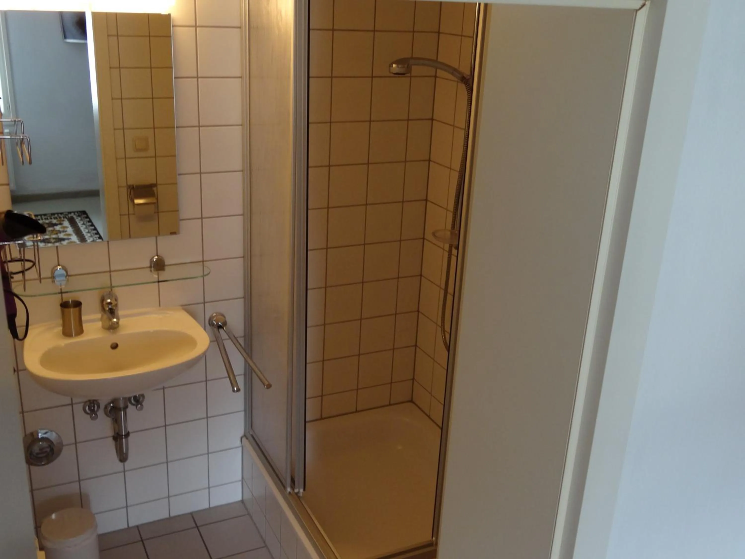 Shower in Landgasthaus zum Seysingshof