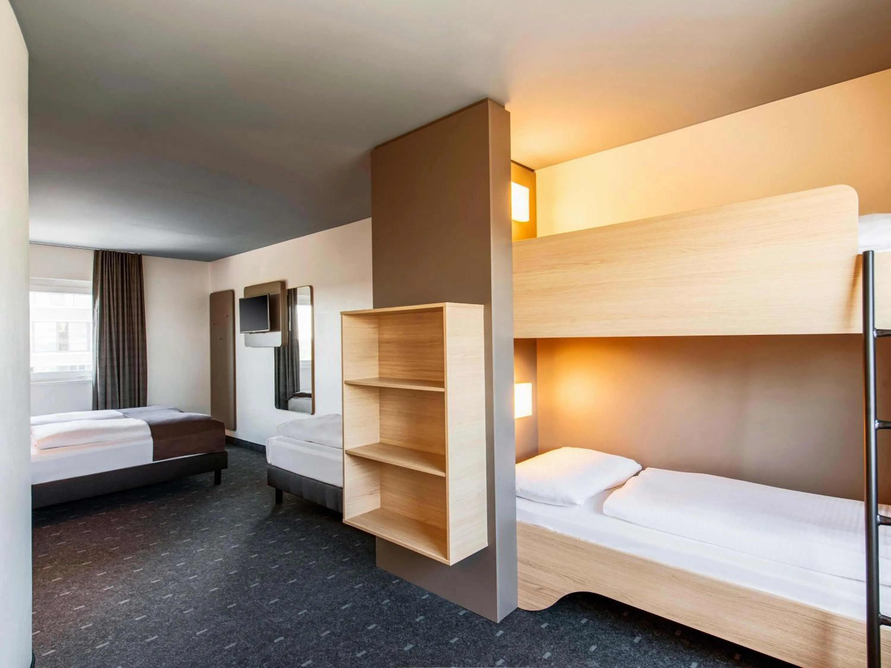 Photo of the whole room, Bed in B&B Hotel München City-West