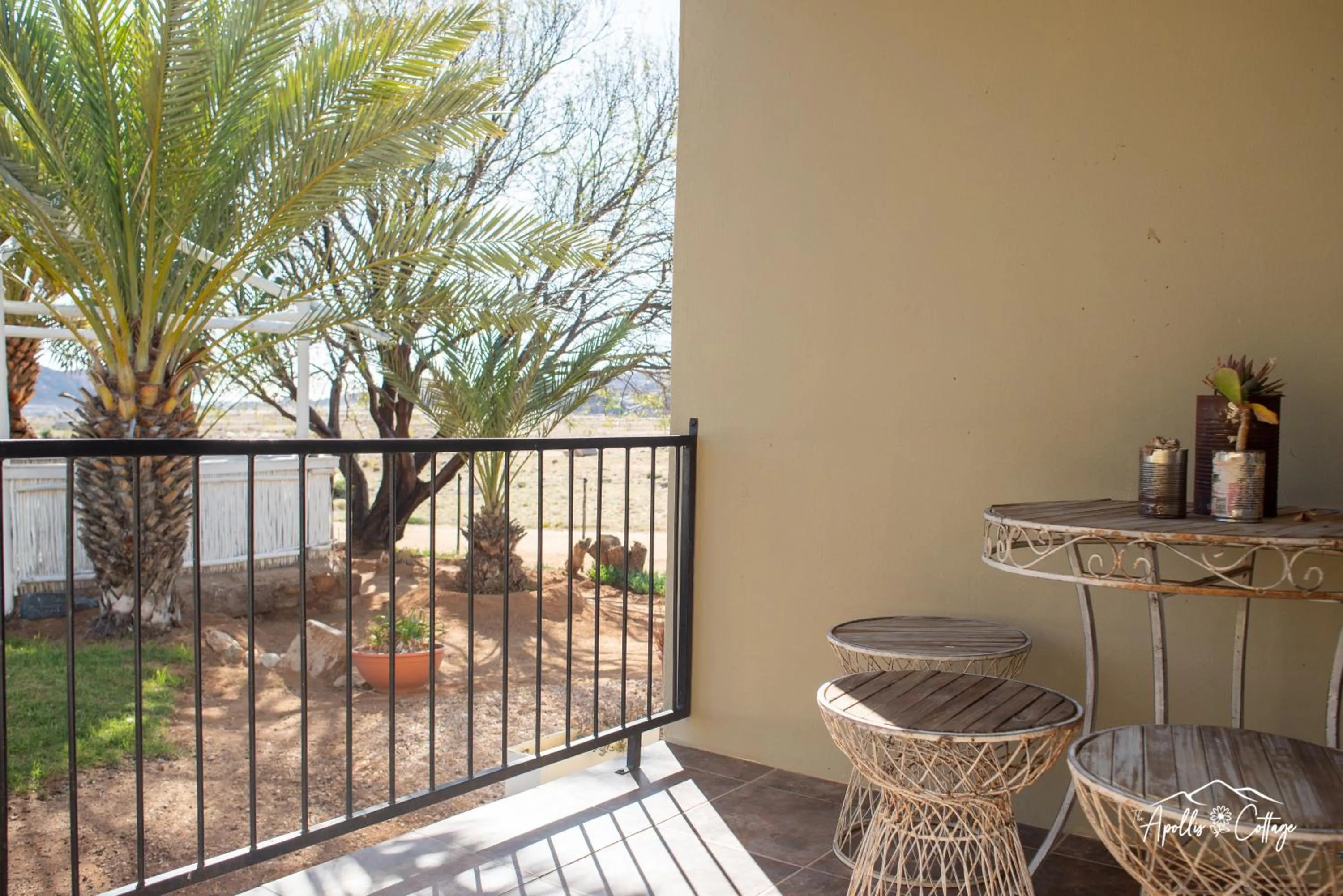 Patio in Apollis Cottage