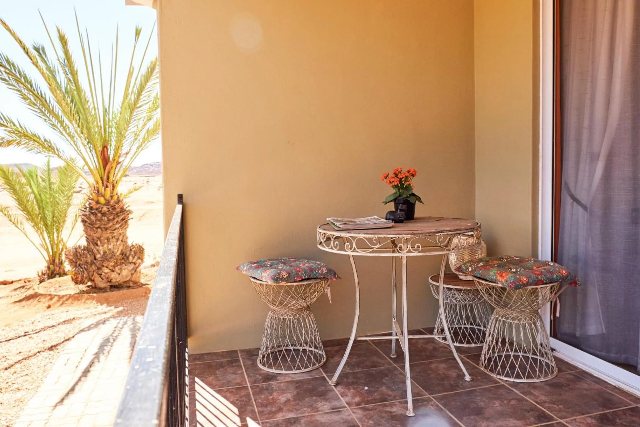 Patio in Apollis Cottage