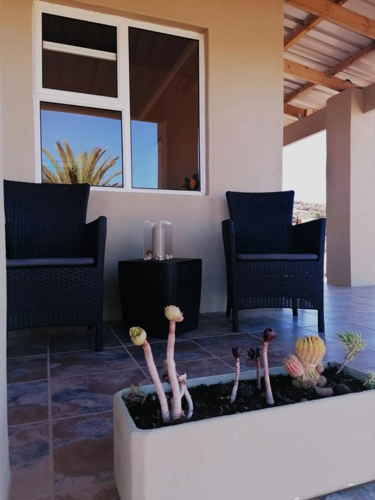 Patio in Apollis Cottage