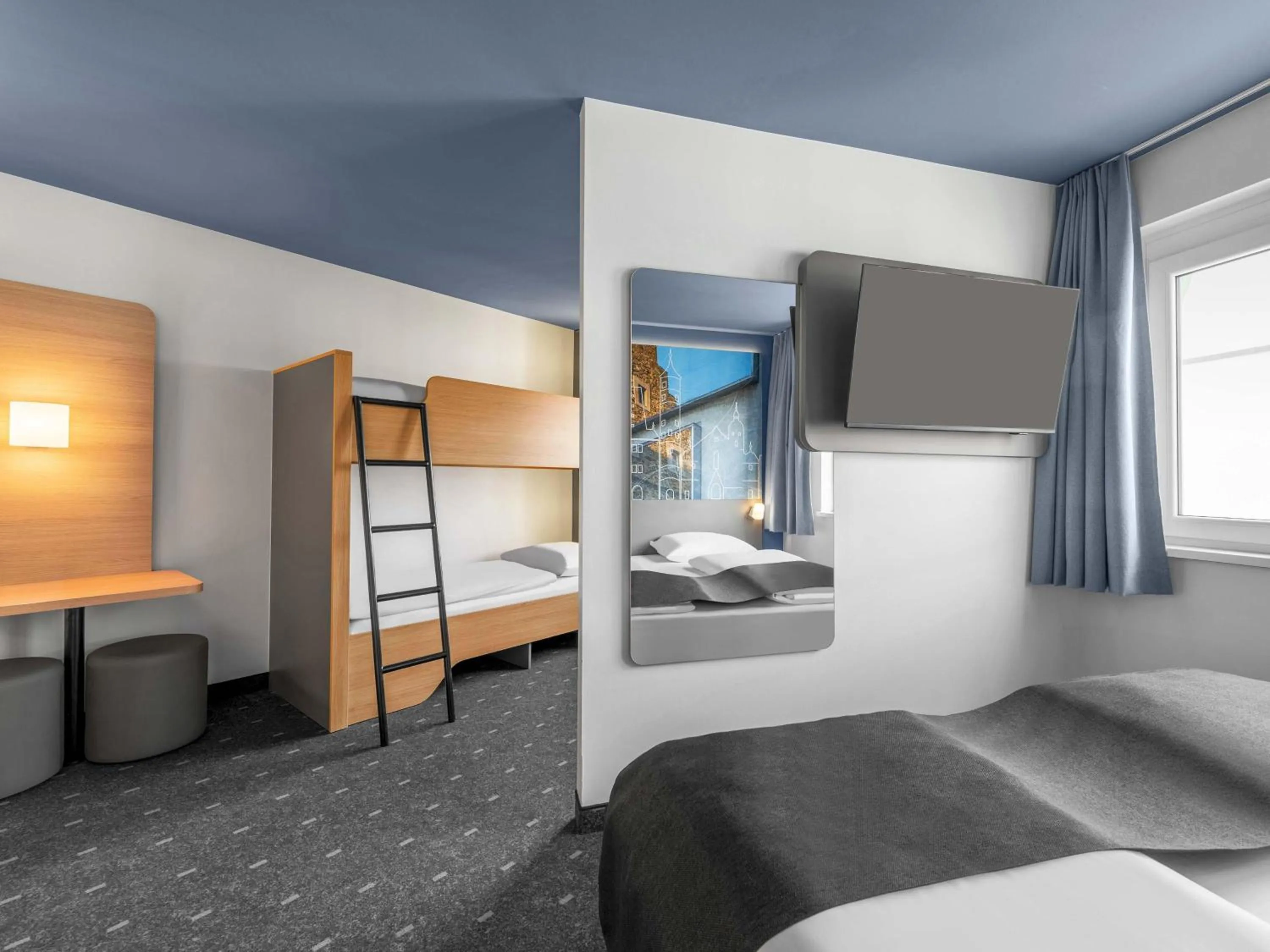 Photo of the whole room, Bed in B&B Hotel Schweinfurt-City