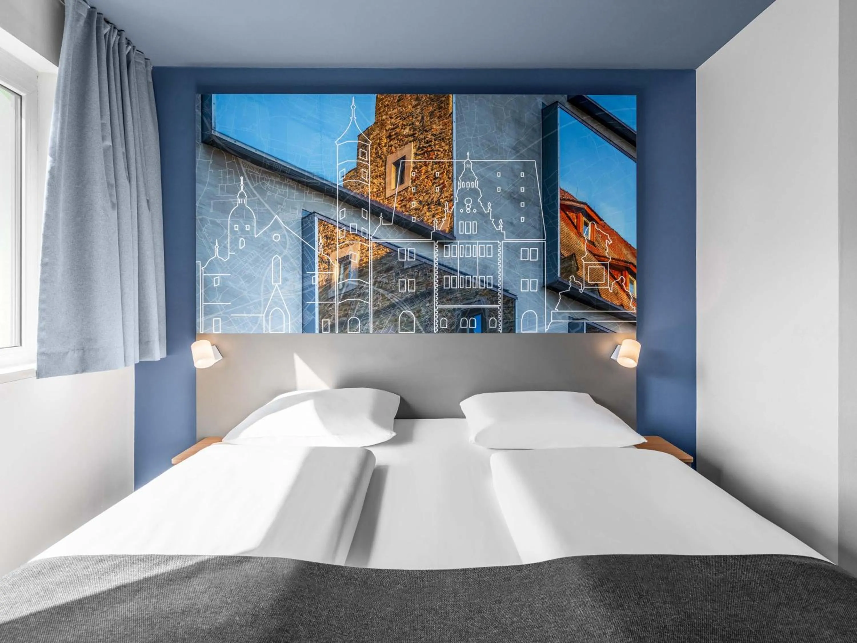 Photo of the whole room, Bed in B&B Hotel Schweinfurt-City