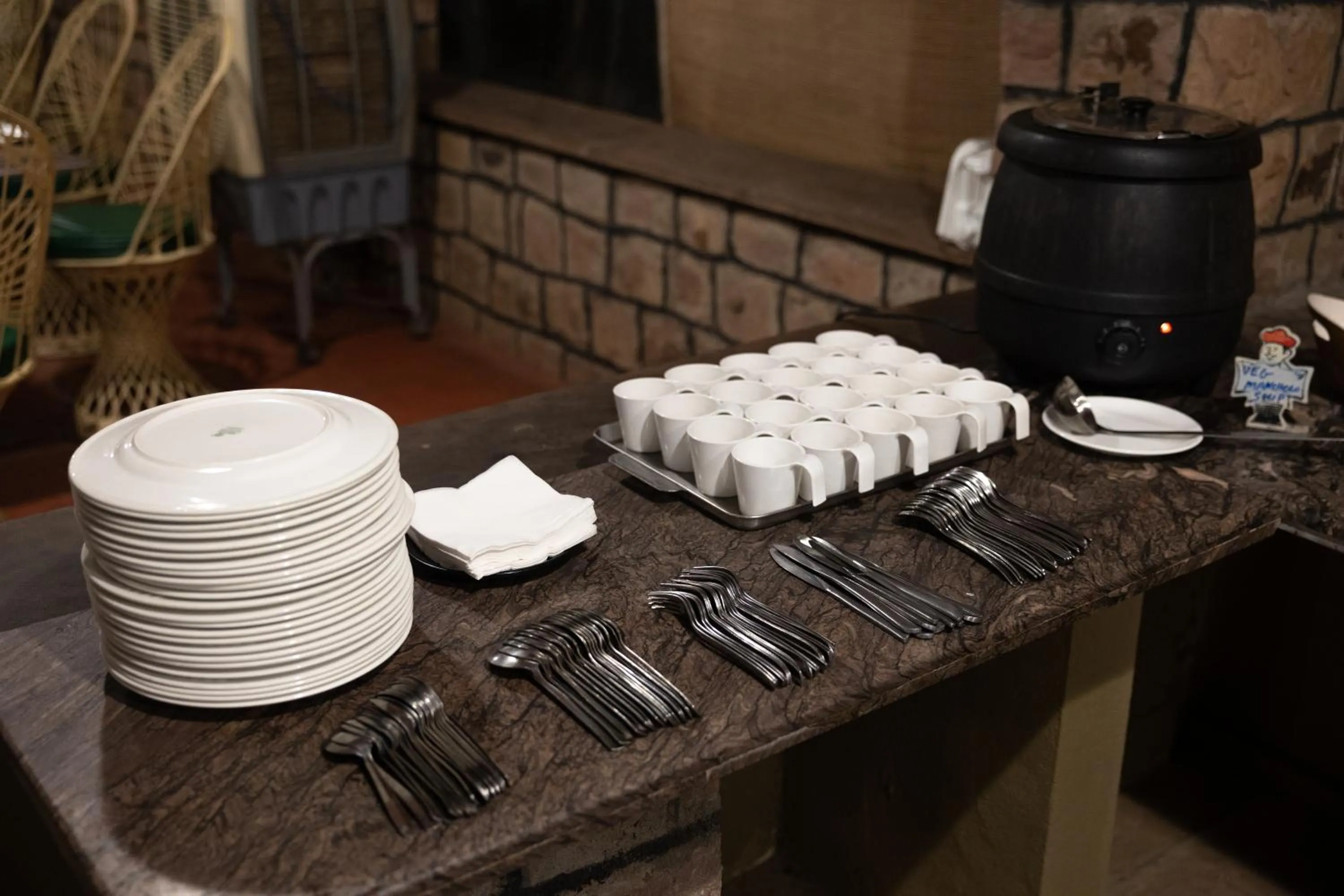 Buffet breakfast in Tiger Trails Resort