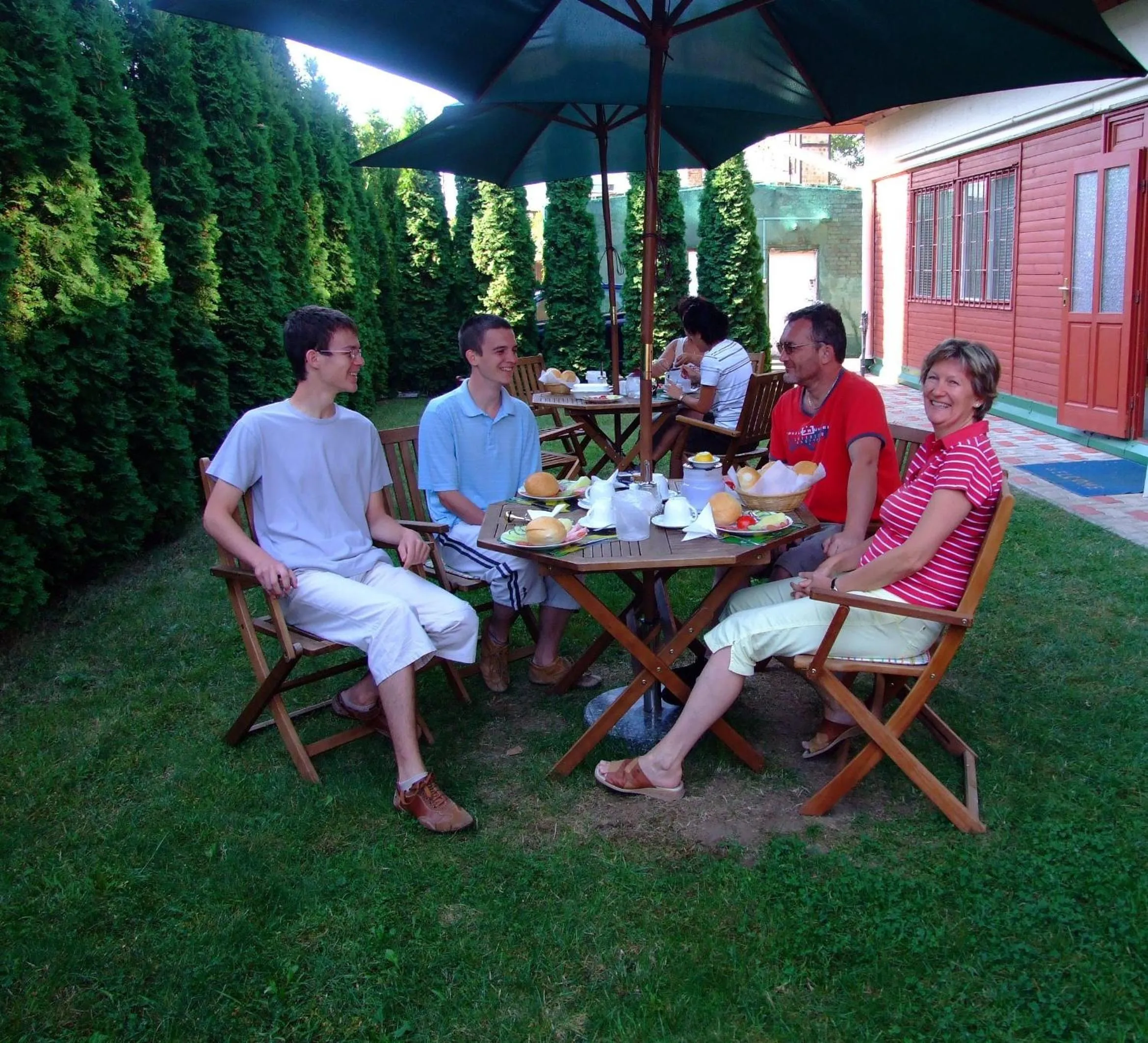 Garden in Bélkő Panzió