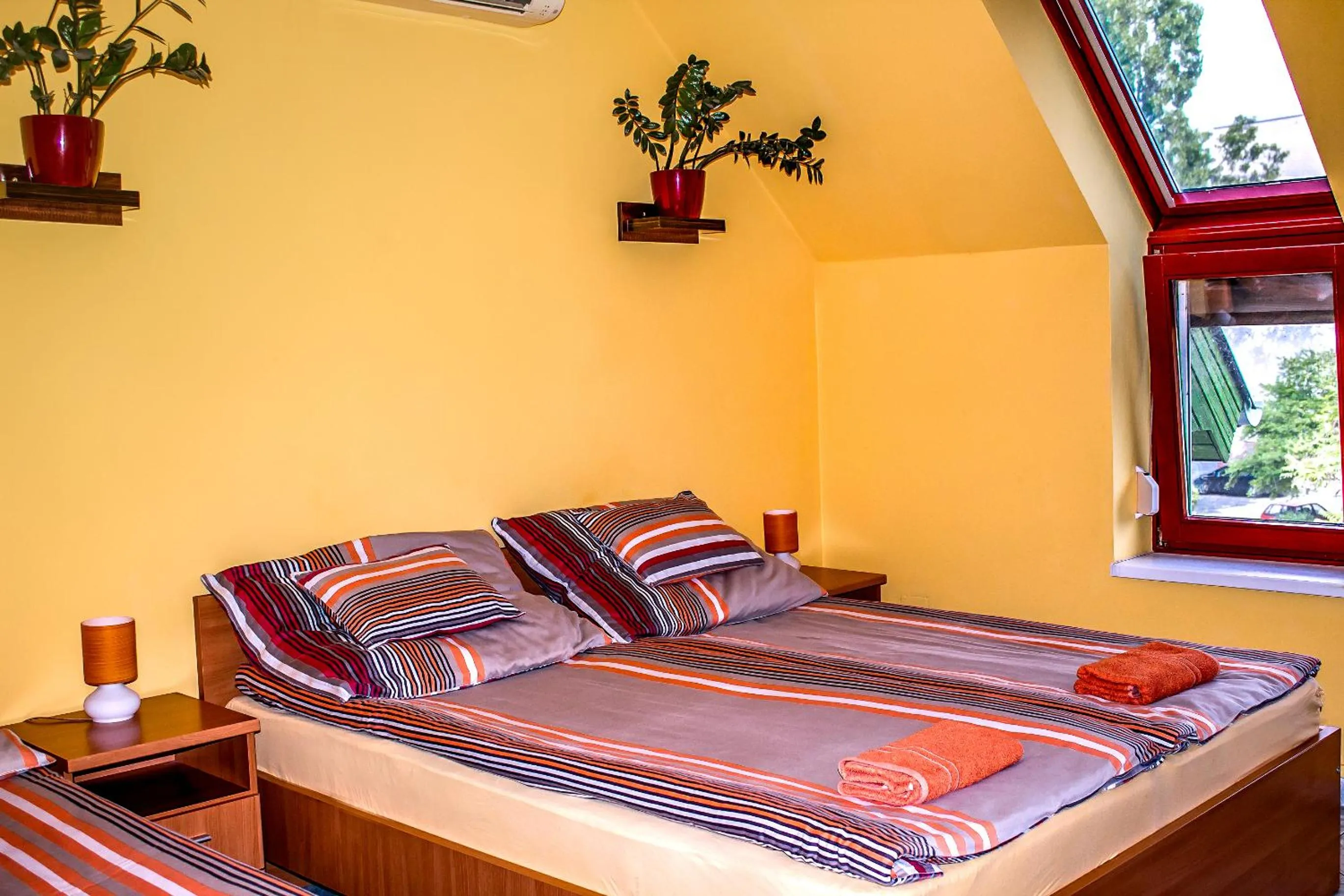 Bedroom, Bed in Nexus Vendégház Szeged