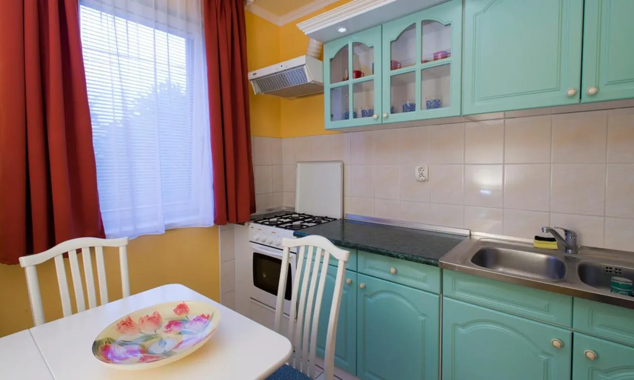 Kitchen or kitchenette in Nexus Vendégház Szeged