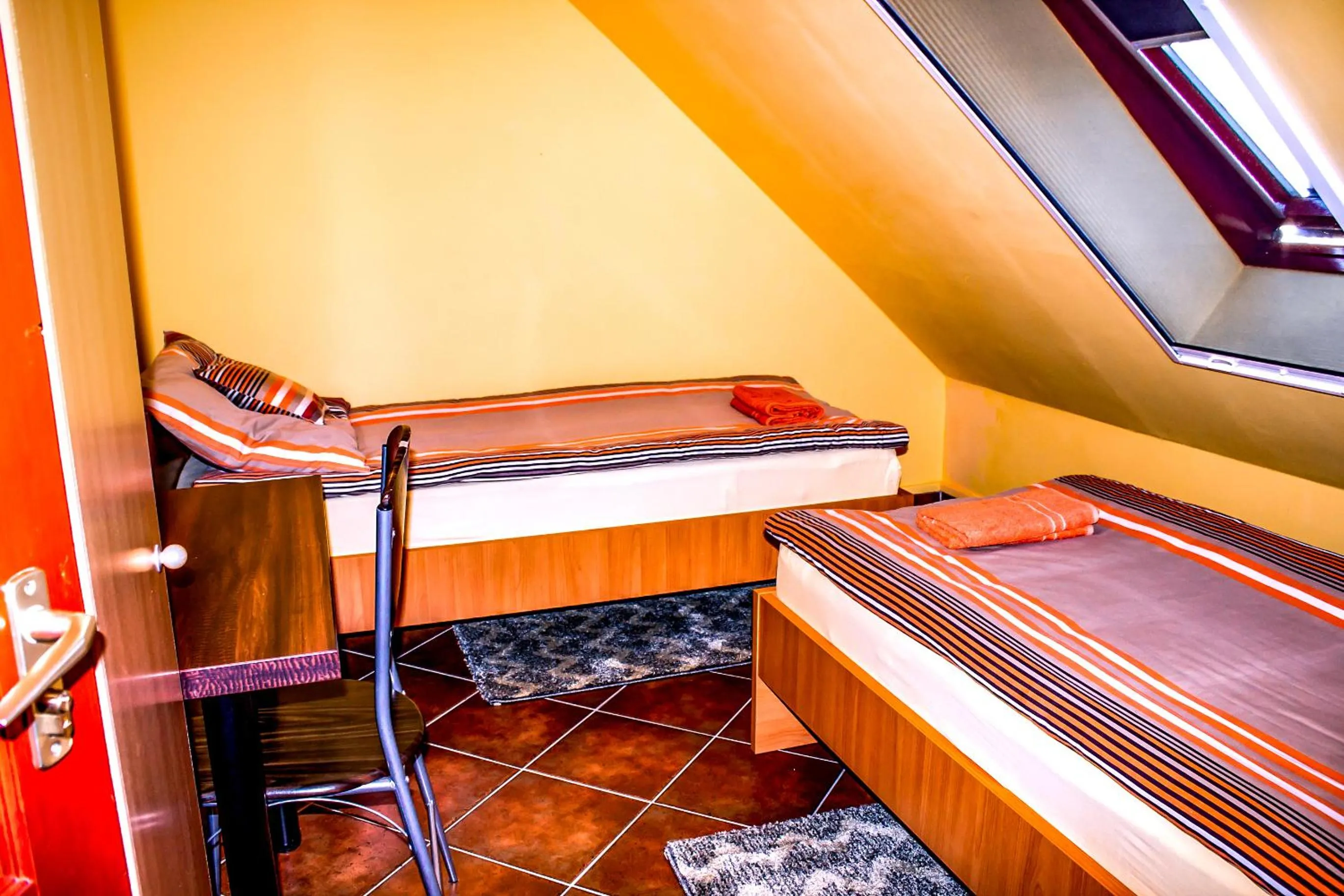 Bedroom, Bed in Nexus Vendégház Szeged