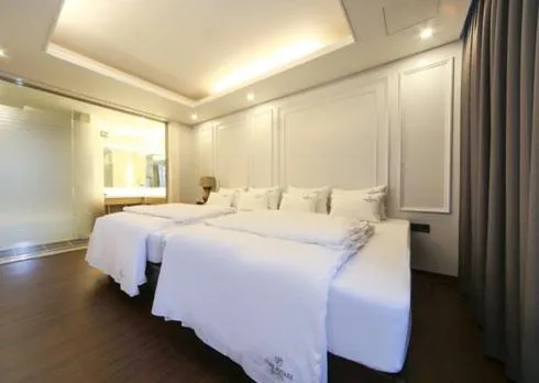 Bed in Yangsan Time Square Hotel