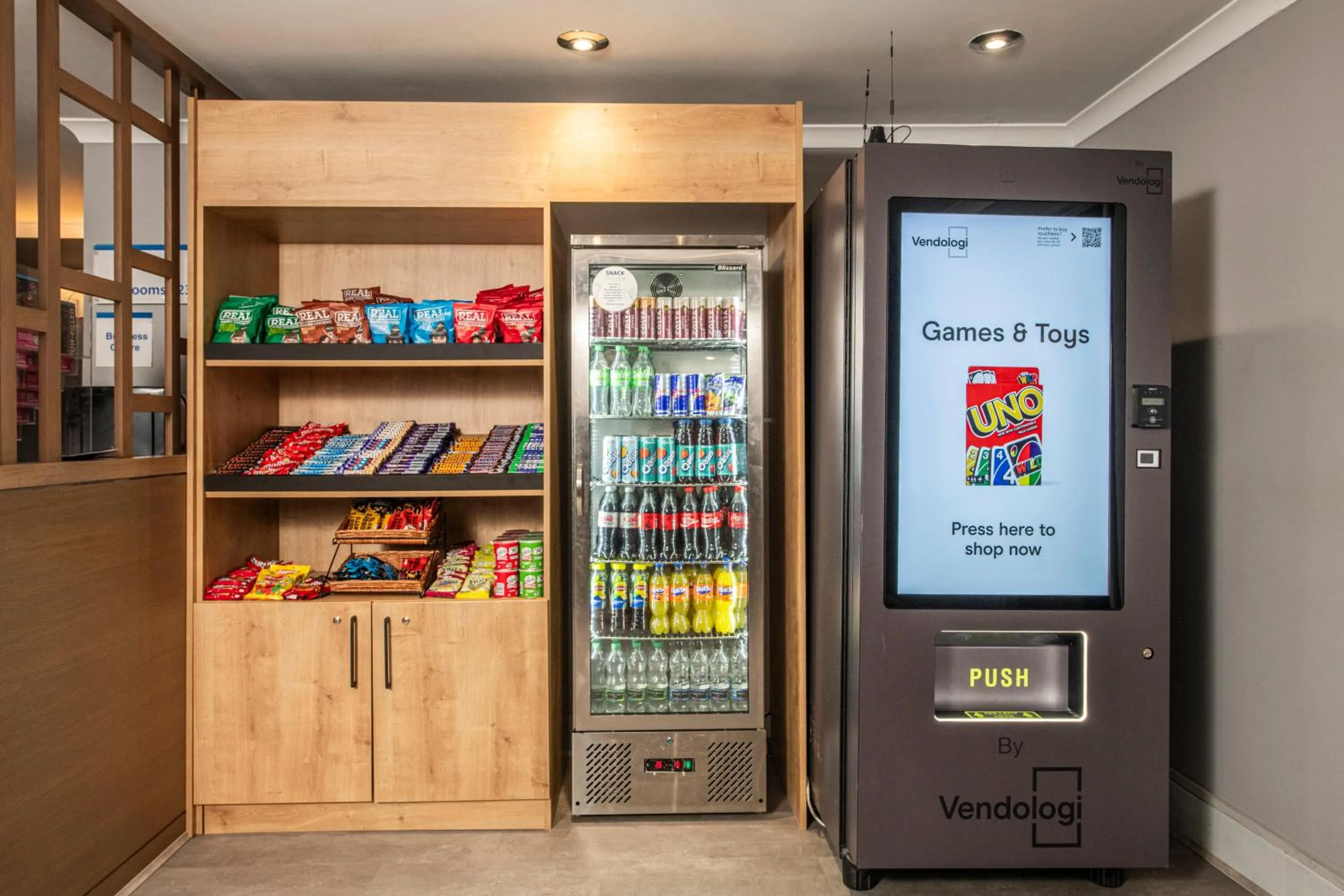 vending machine in Holiday Inn Express Edinburgh Airport by IHG