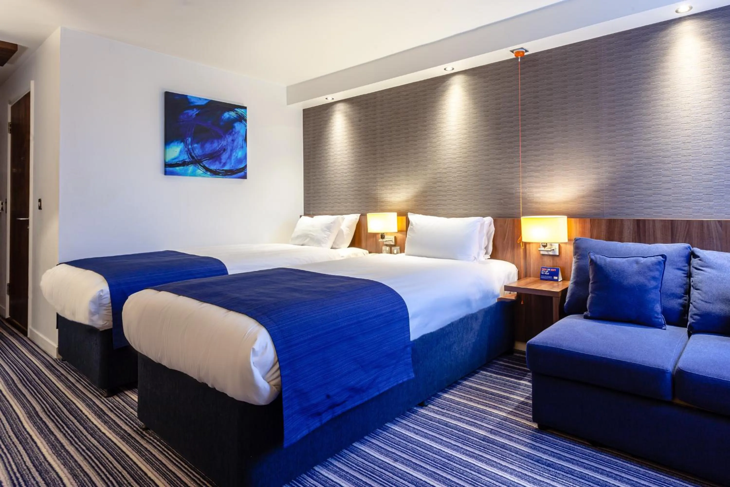 Bedroom, Bed in Holiday Inn Express Edinburgh Airport by IHG