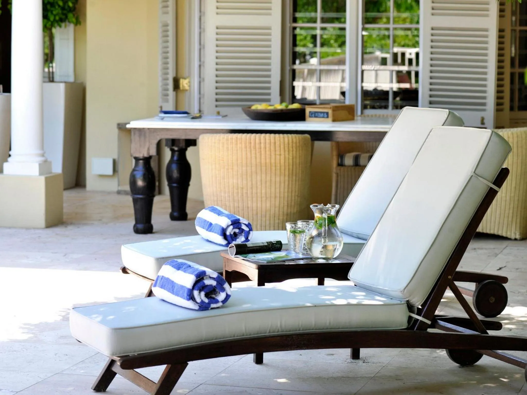 Balcony/Terrace in Auberge Daniella