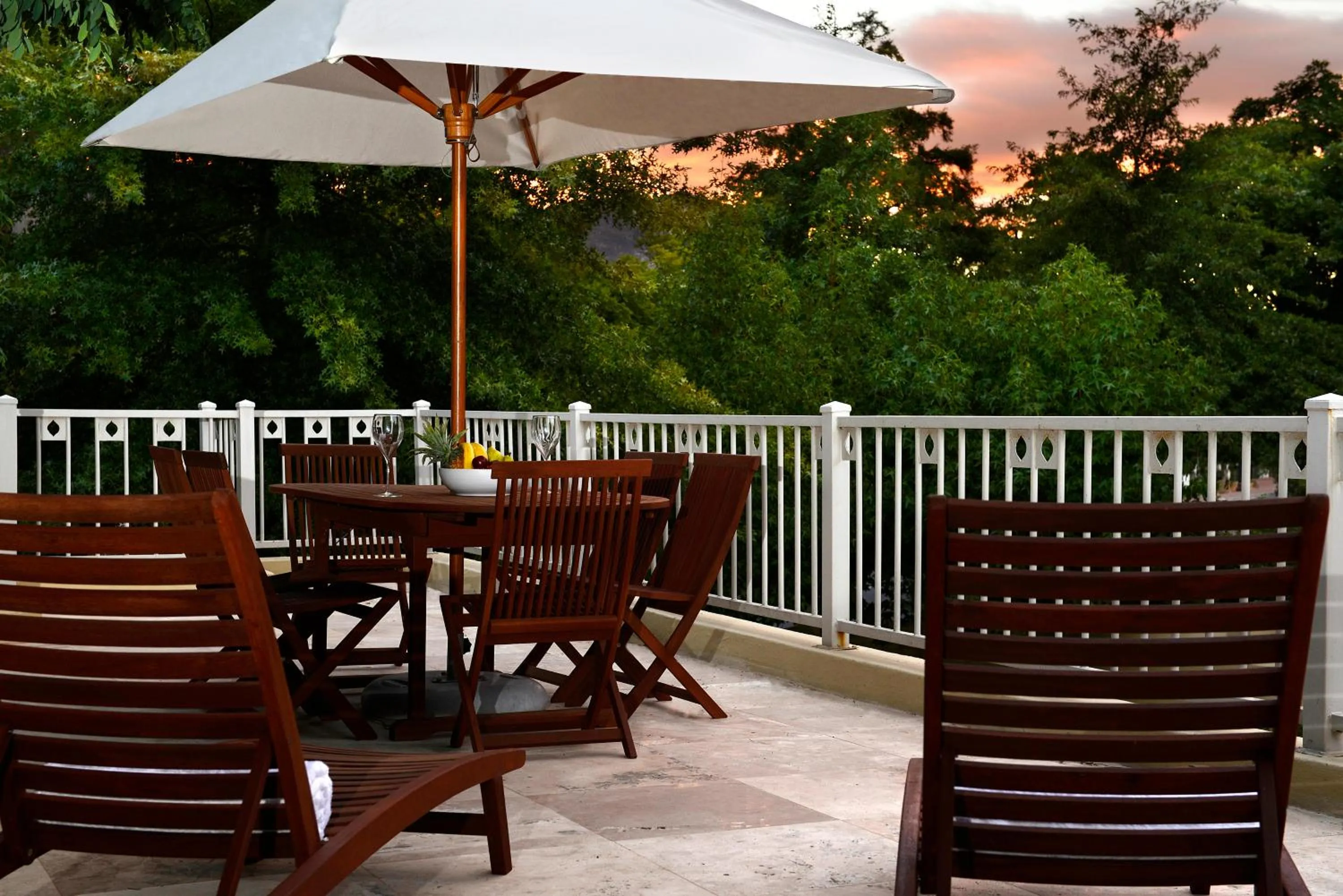 Balcony/Terrace in Auberge Daniella