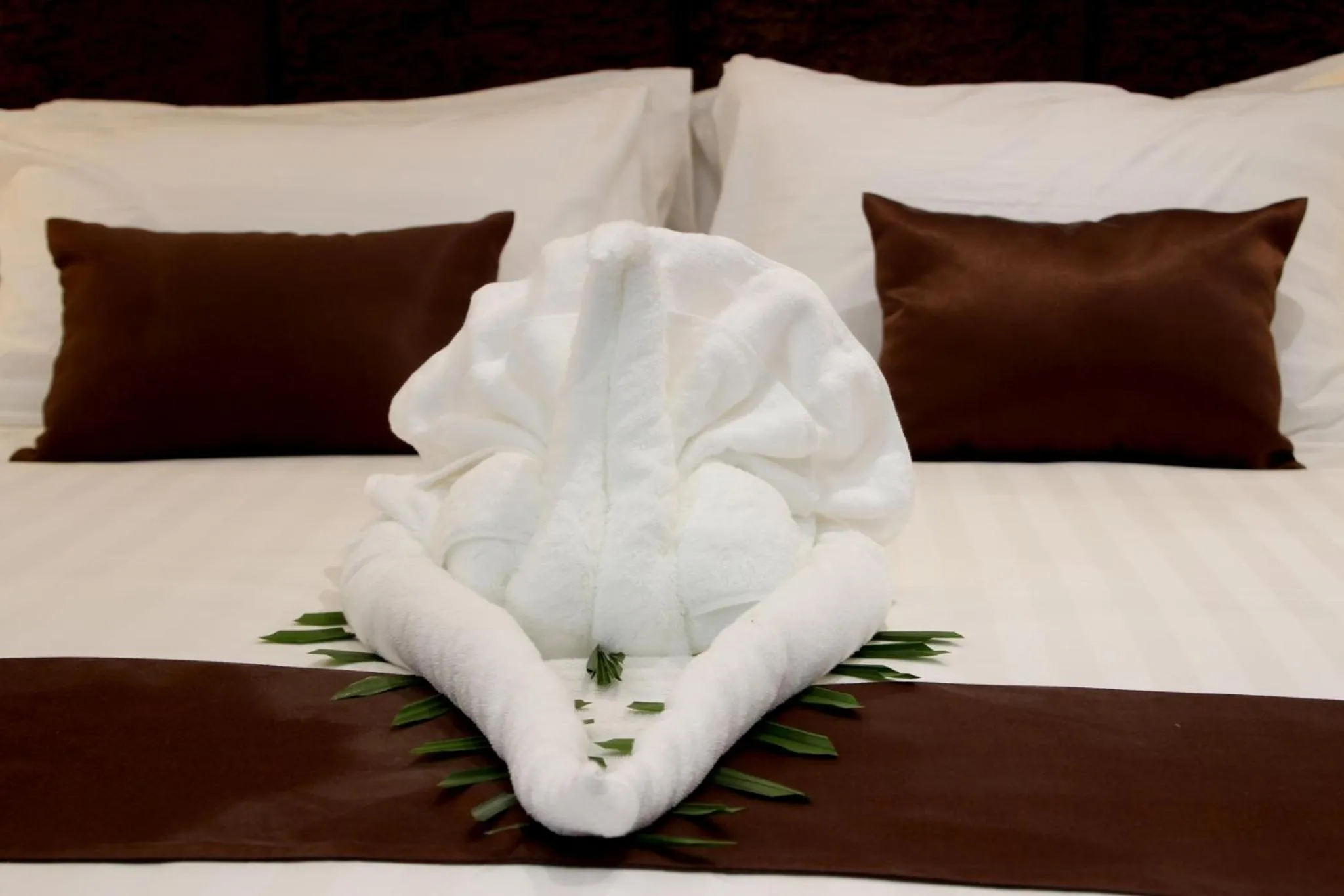 Bed in Pooh Beach Resort & Spa