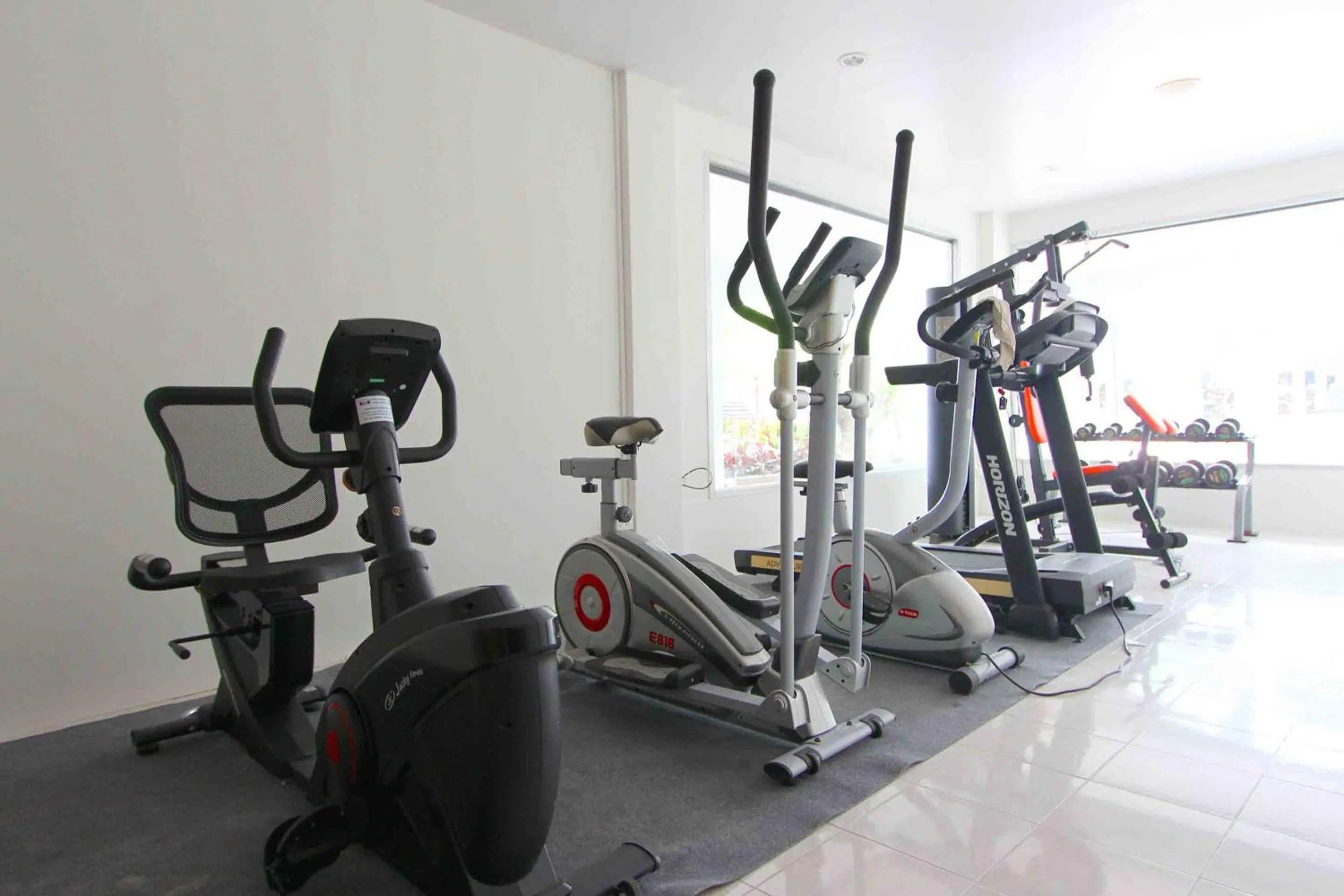 Fitness centre/facilities in Pooh Beach Resort & Spa