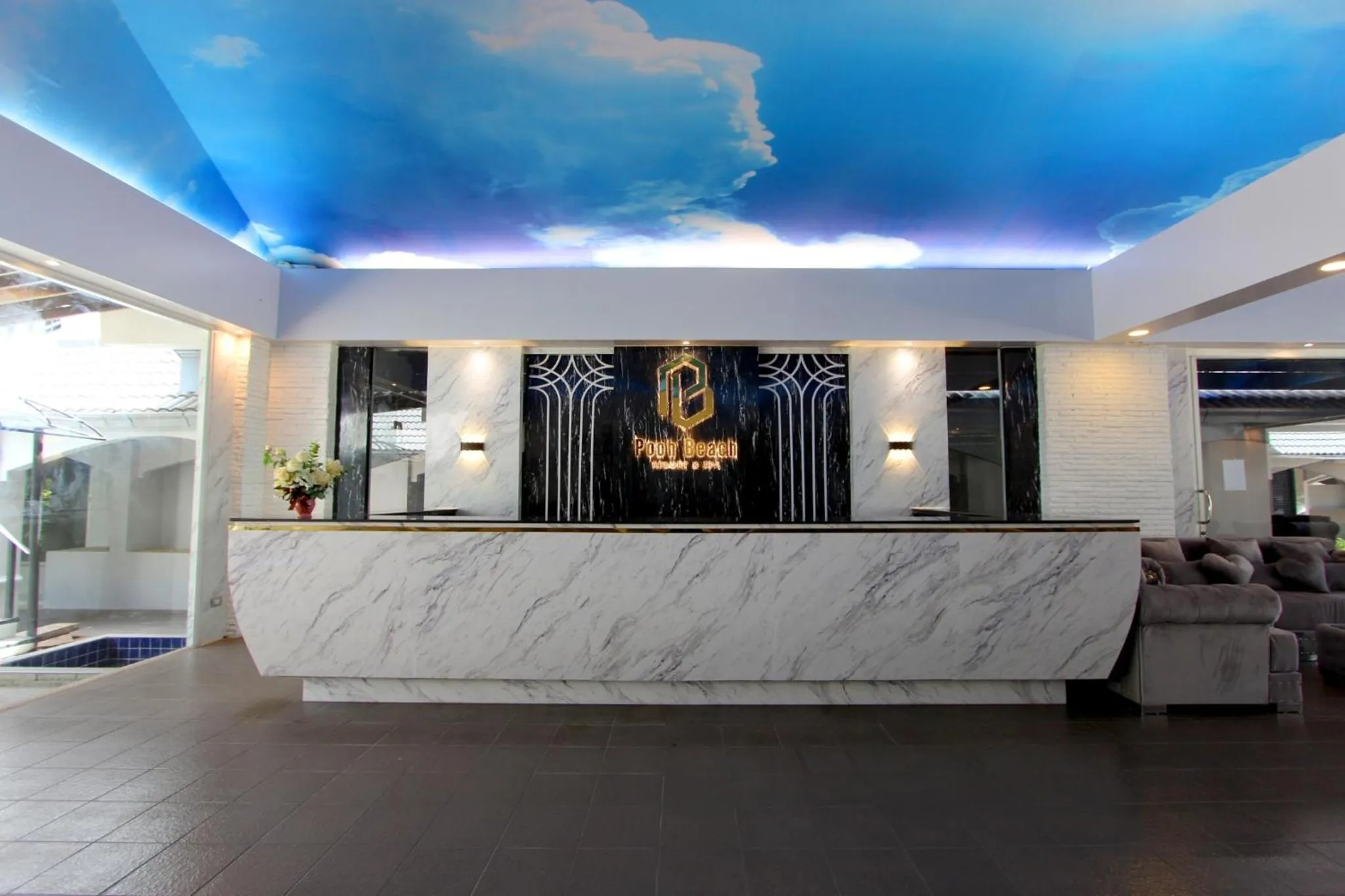 Lobby or reception in Pooh Beach Resort & Spa