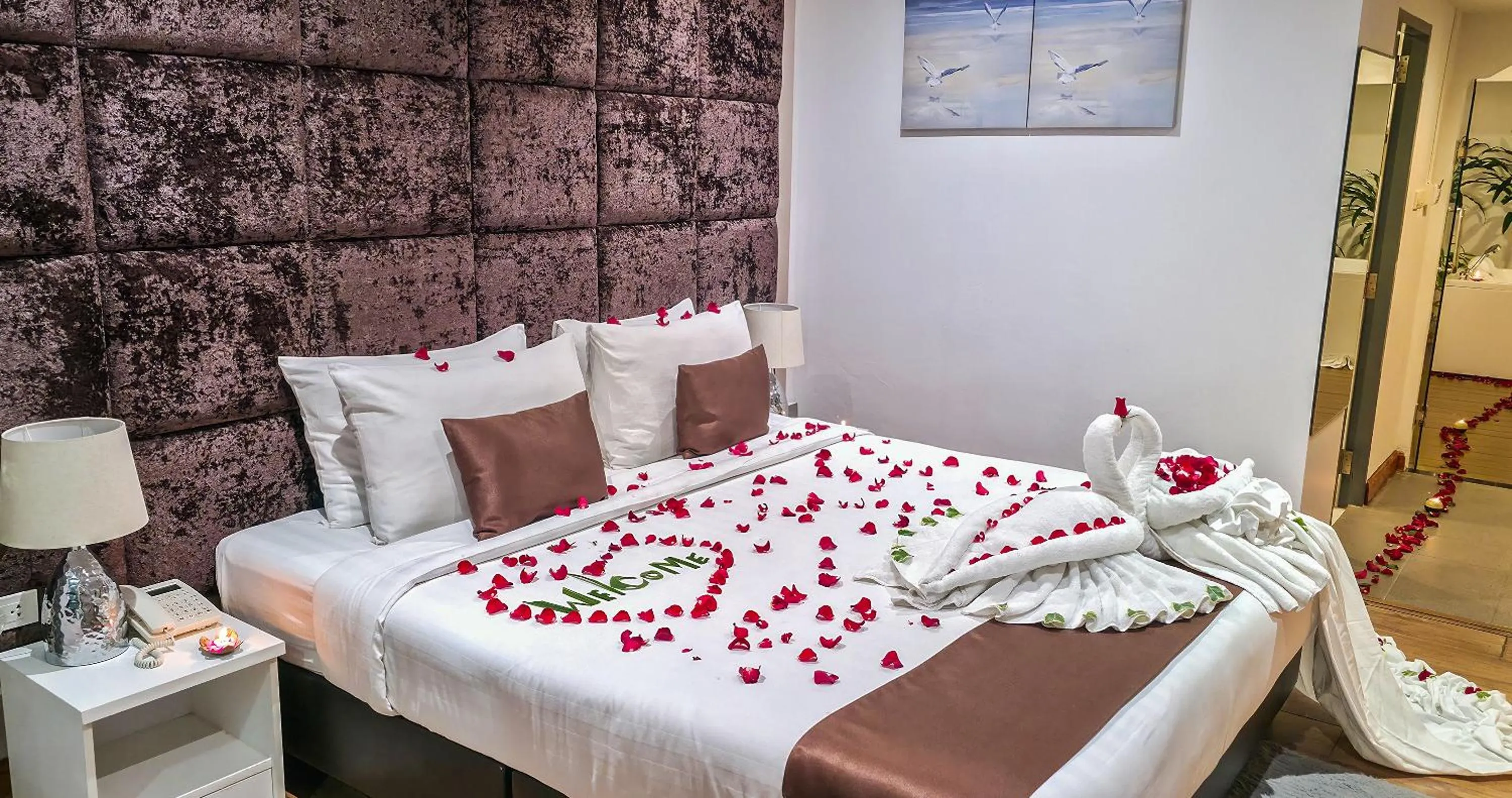 Bed in Pooh Beach Resort & Spa