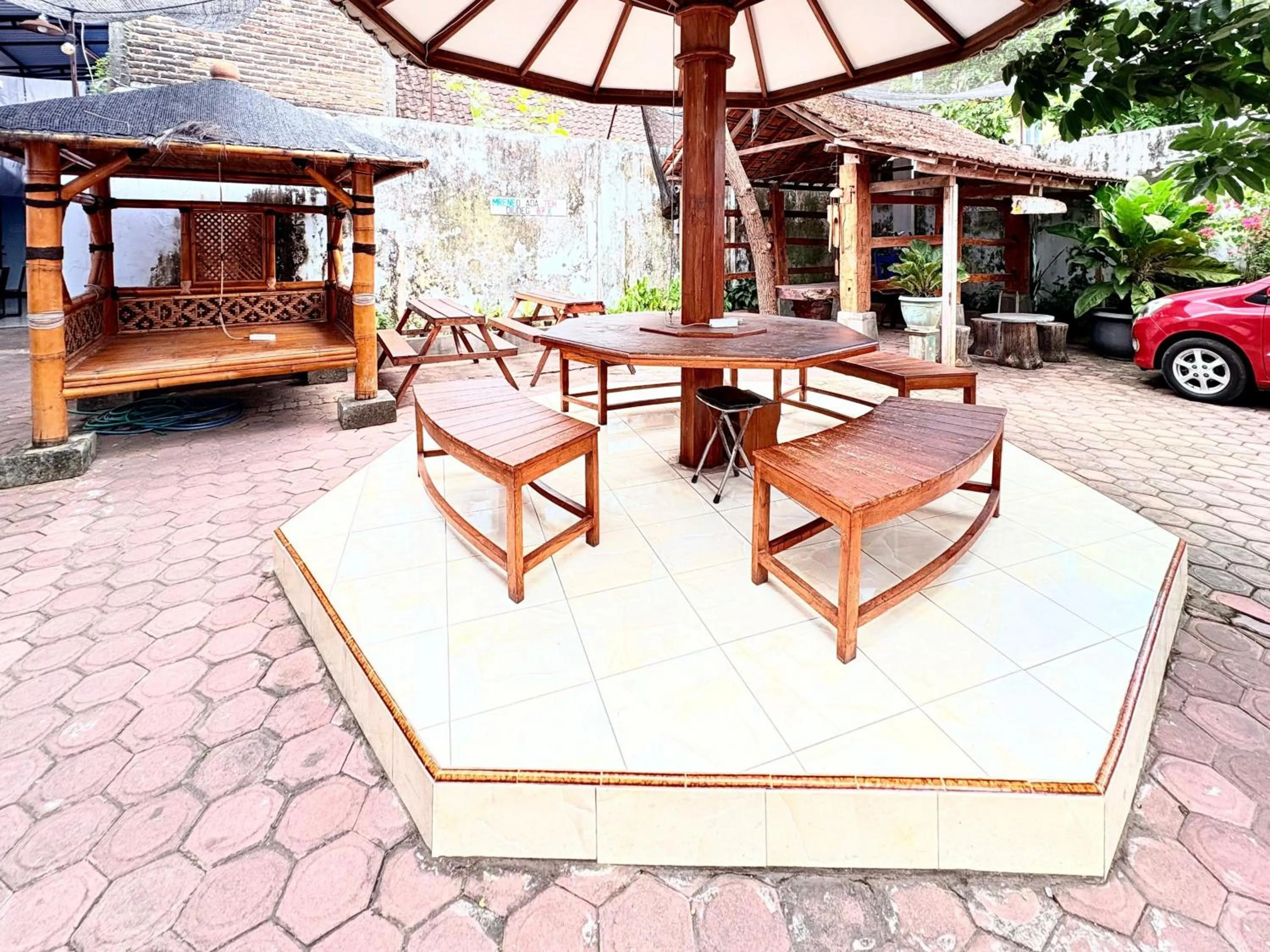 Seating area in Trisna Patihan Resort