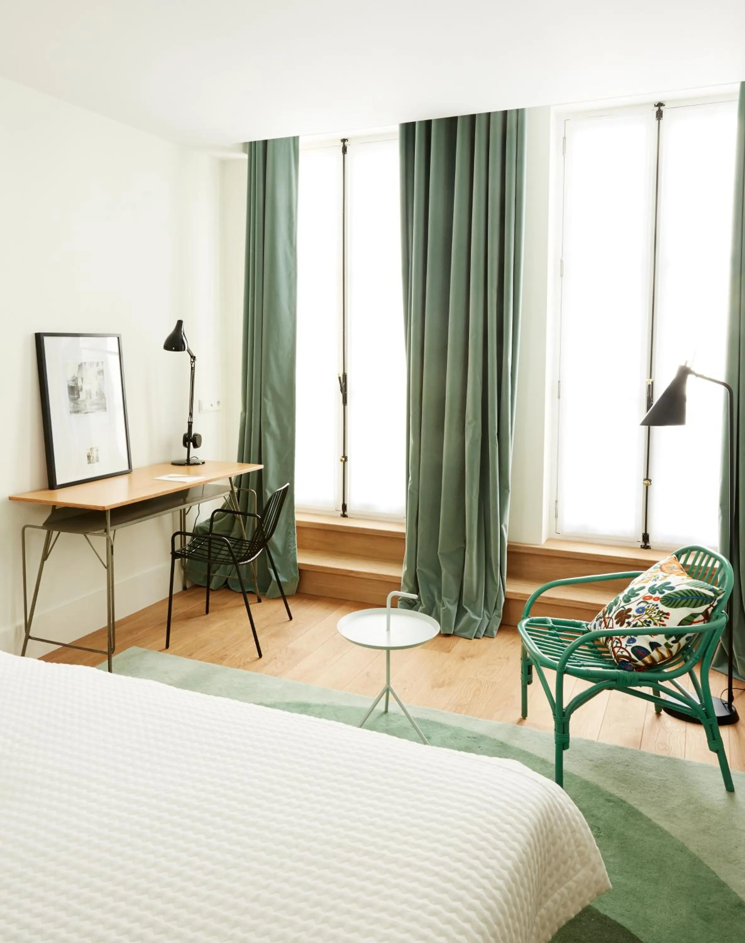 Bedroom, Bed in Hotel des Galeries