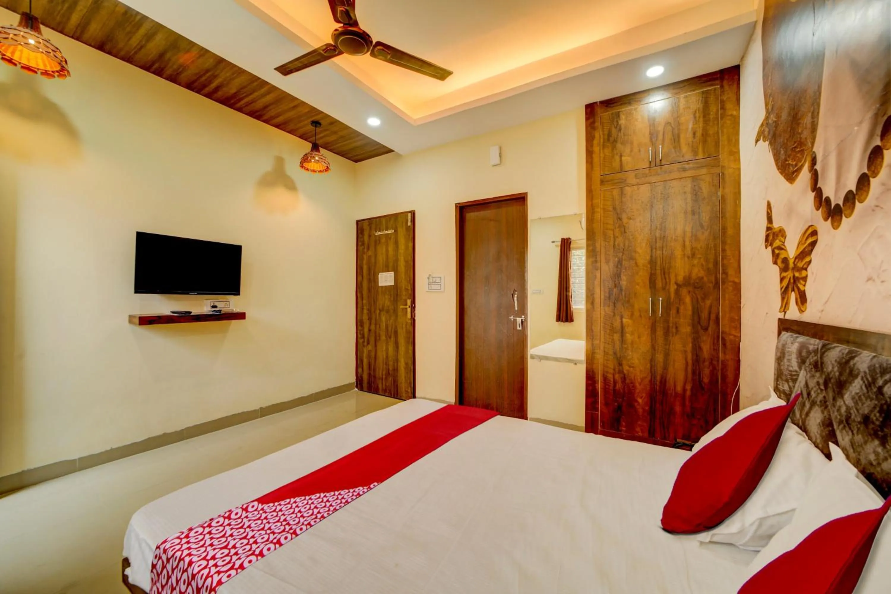 Bedroom, Bed in Hotel O The Angel palace