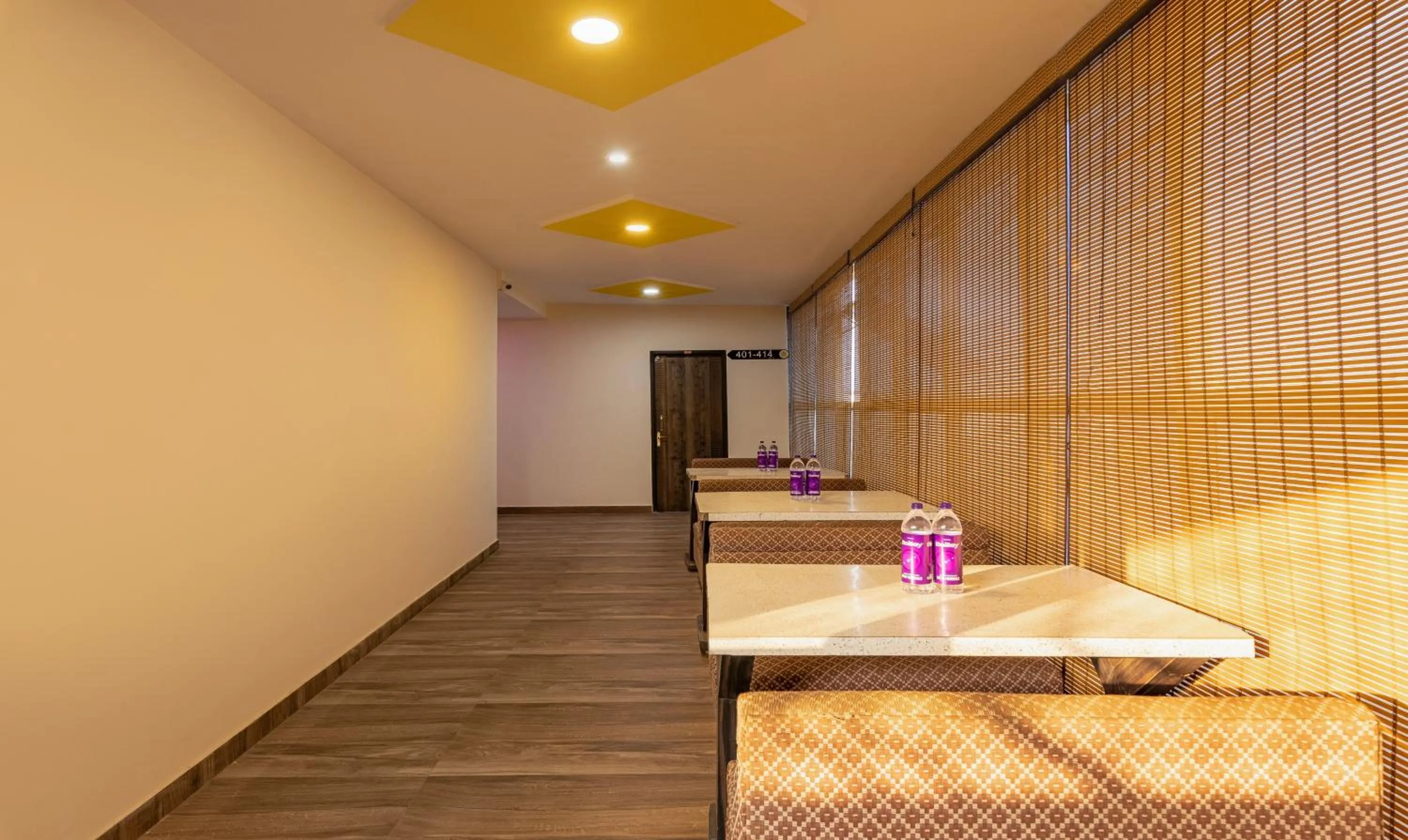 Dining area in Treebo Nandi Comforts, Peenya