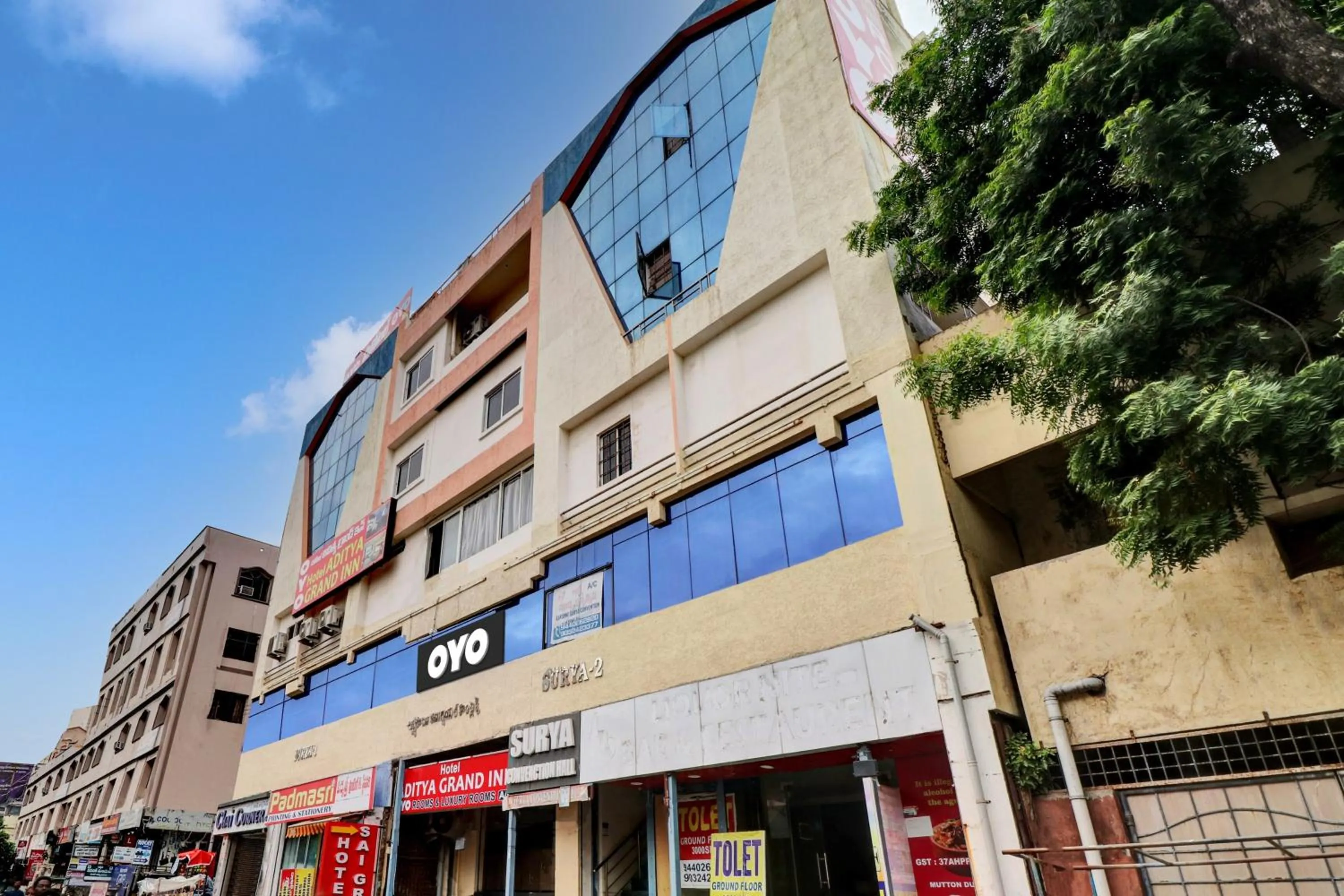 Facade/entrance in Hotel O Aditya Grand Inn