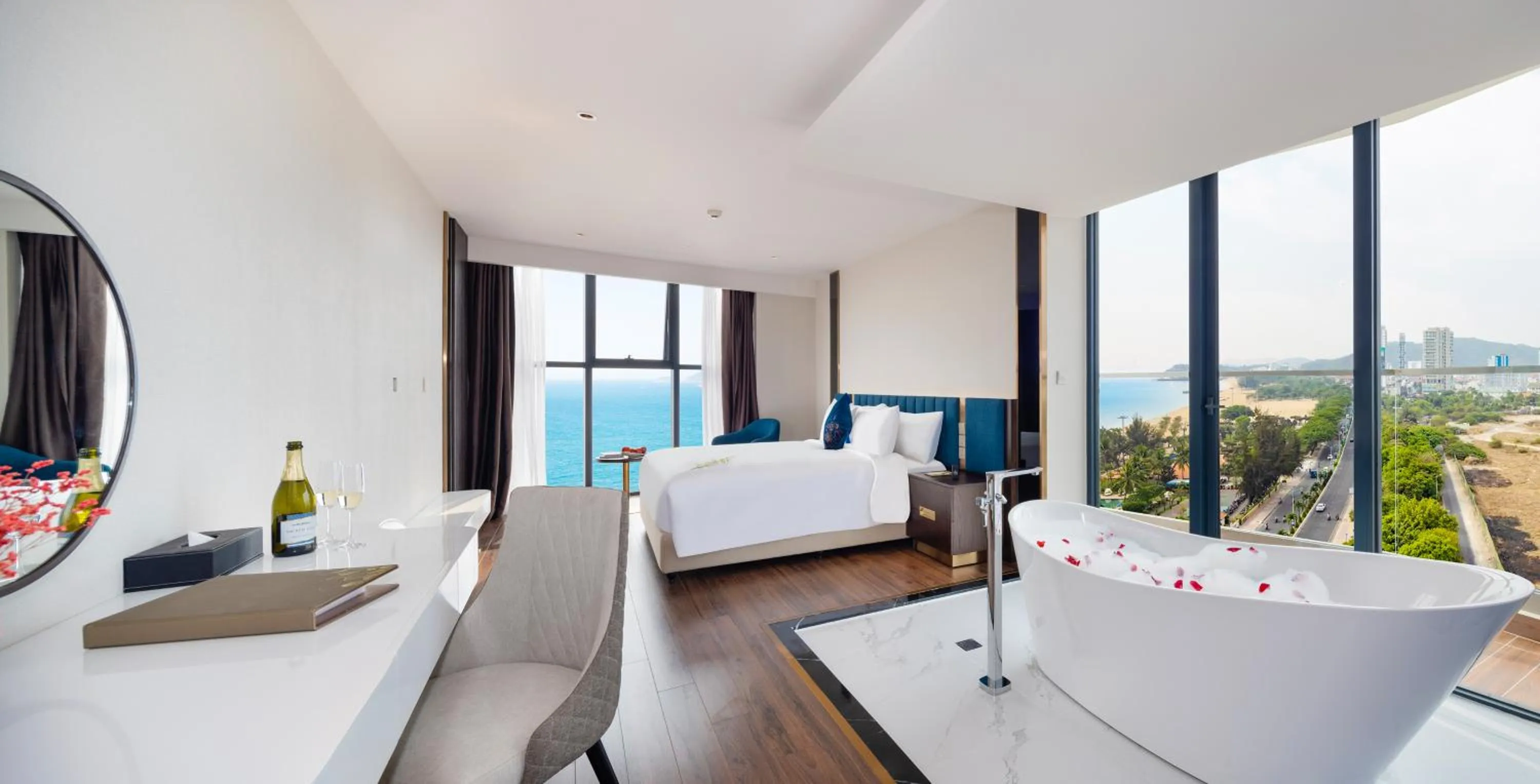 Balcony/Terrace, Bed in Best Western Premier Marvella Nha Trang