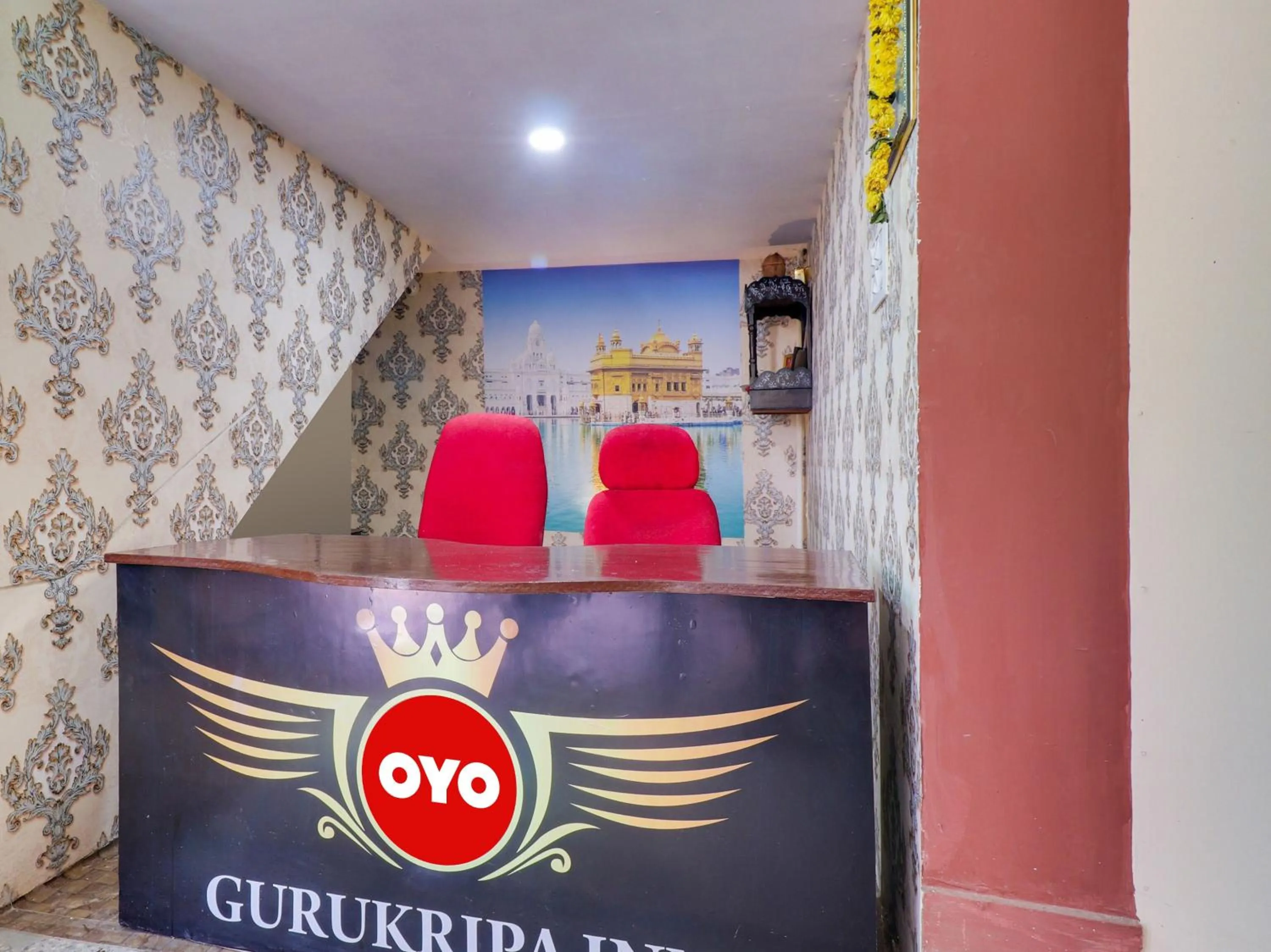 Lobby or reception in Hotel O GURUKRIPA INN
