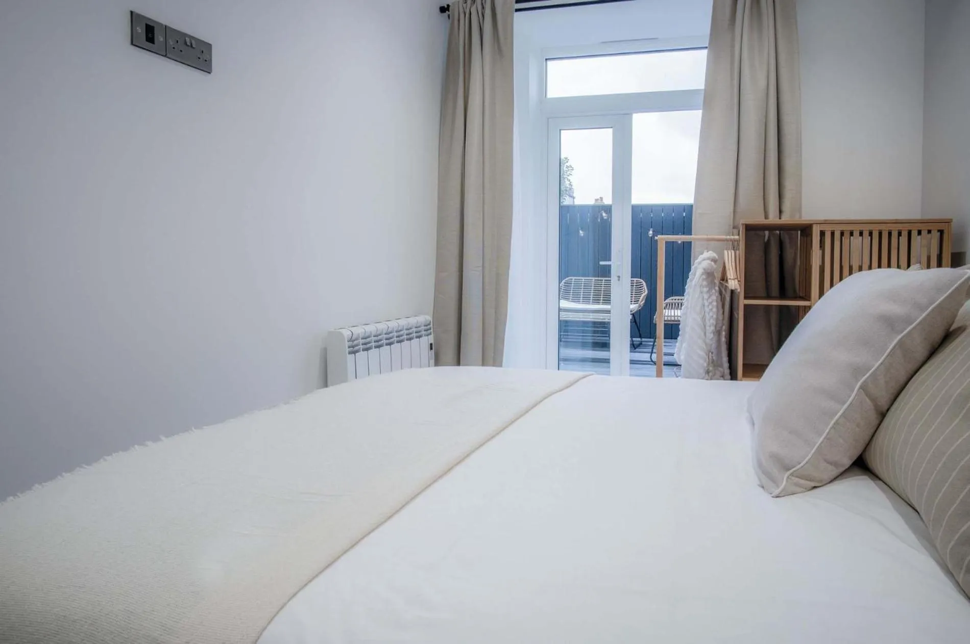 Floor plan, Bed in No 4 Croft House - Luxury 2 Bed Apartment - Tenby