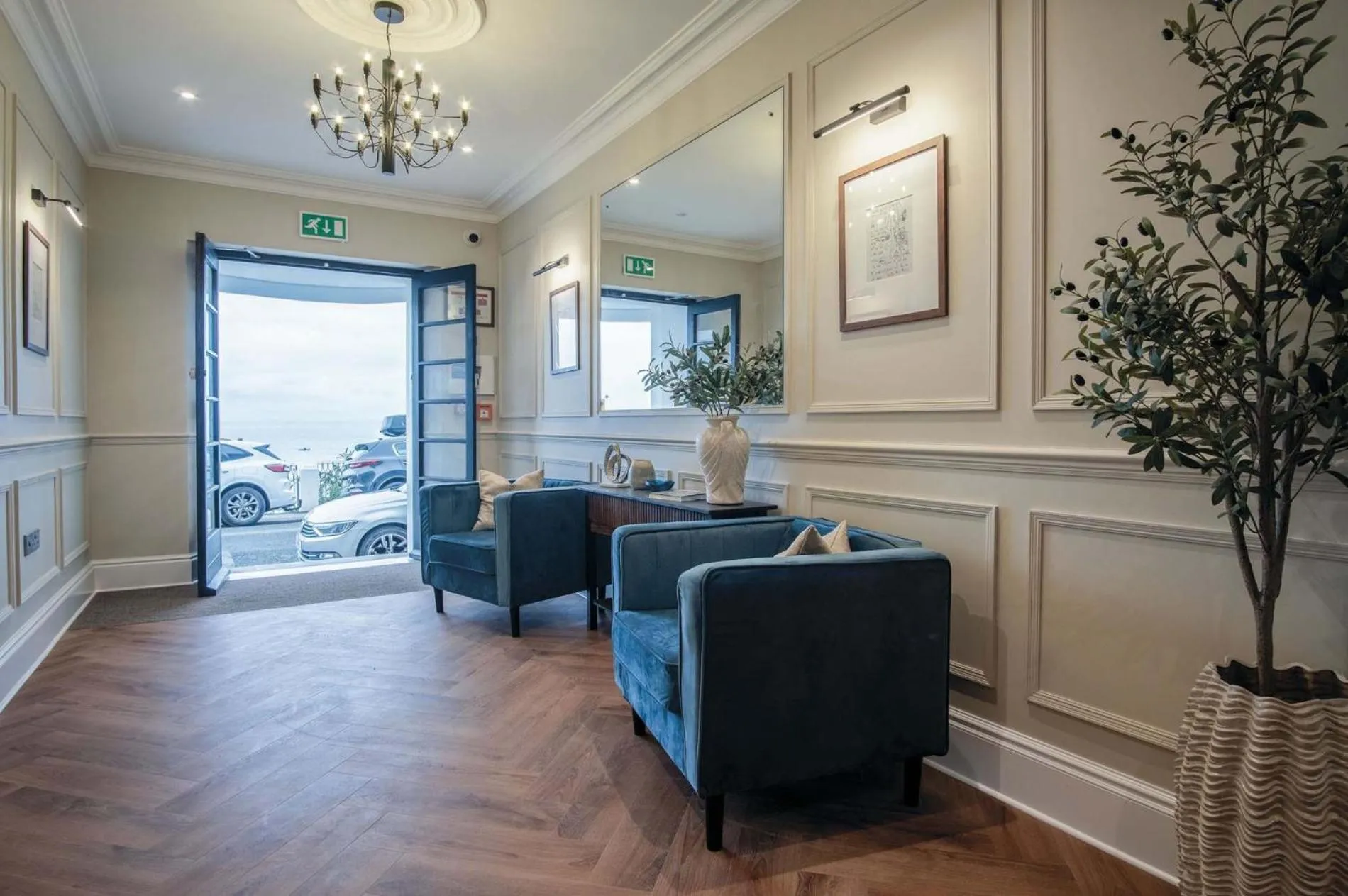 Floor plan in No 4 Croft House - Luxury 2 Bed Apartment - Tenby