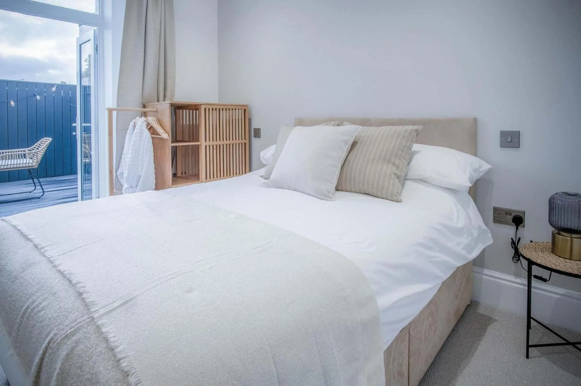 Floor plan, Bed in No 4 Croft House - Luxury 2 Bed Apartment - Tenby